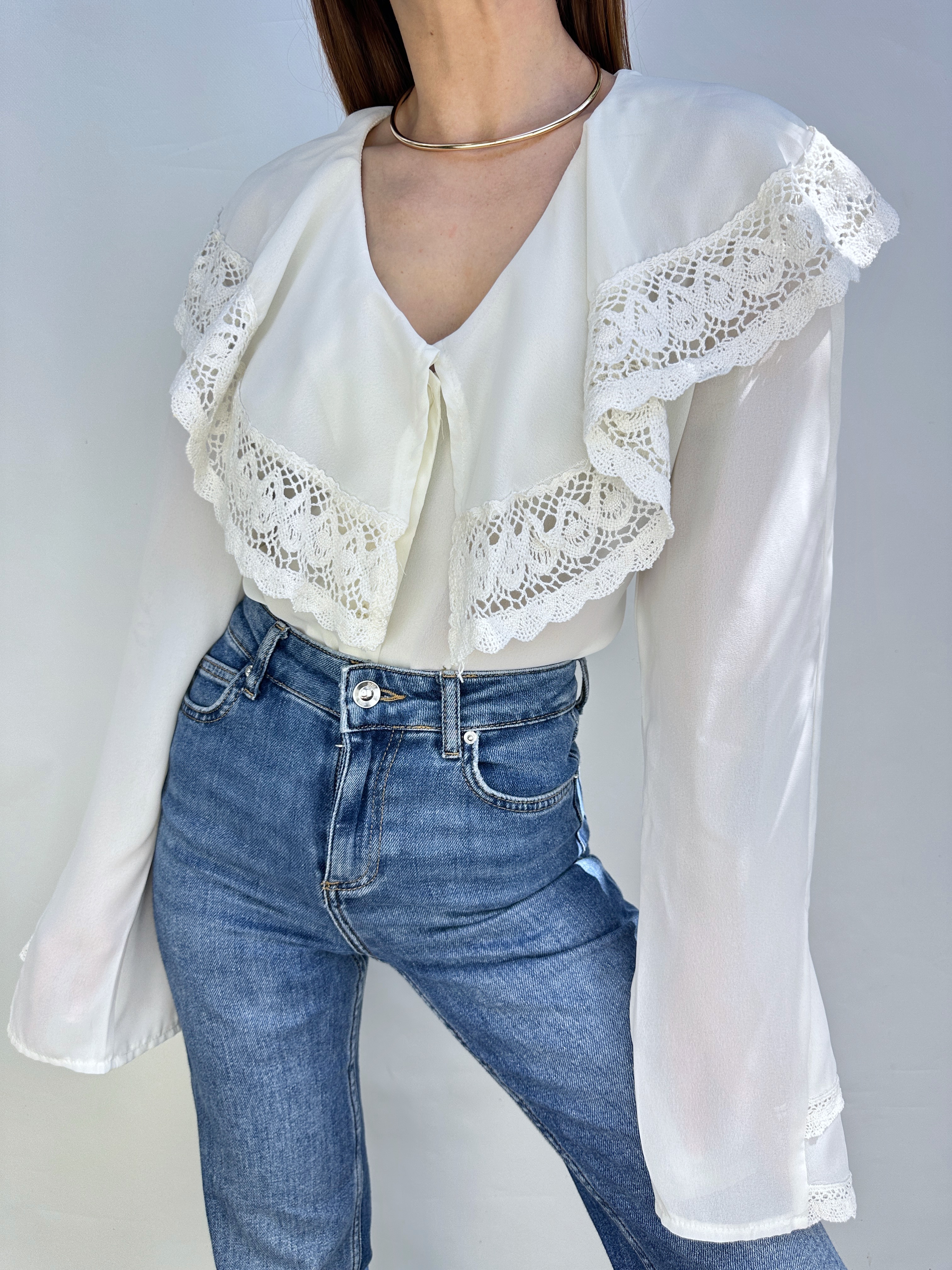 BLUSA VINTAGE CROCHET I L-XL 5