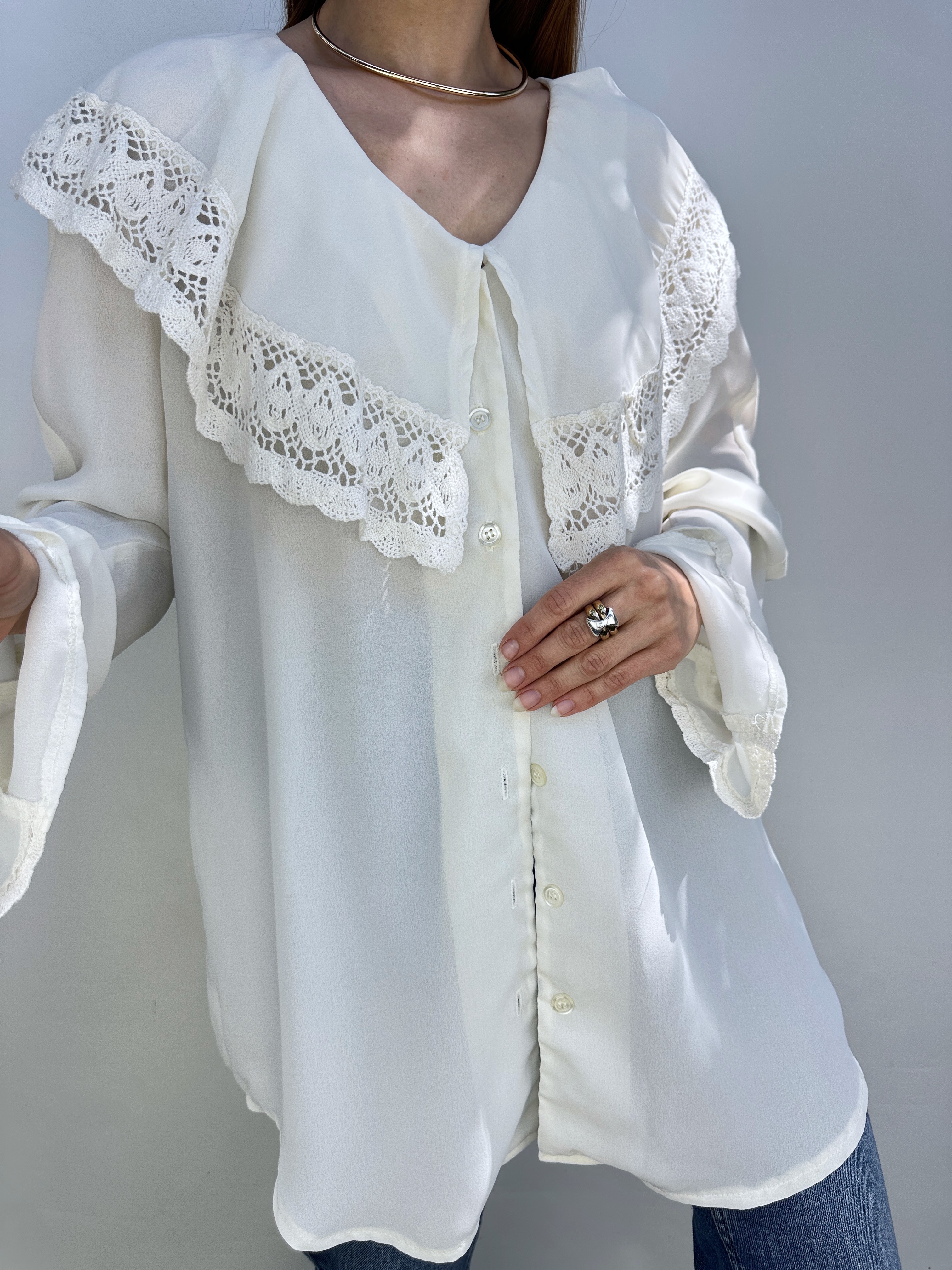 BLUSA VINTAGE CROCHET I L-XL 6