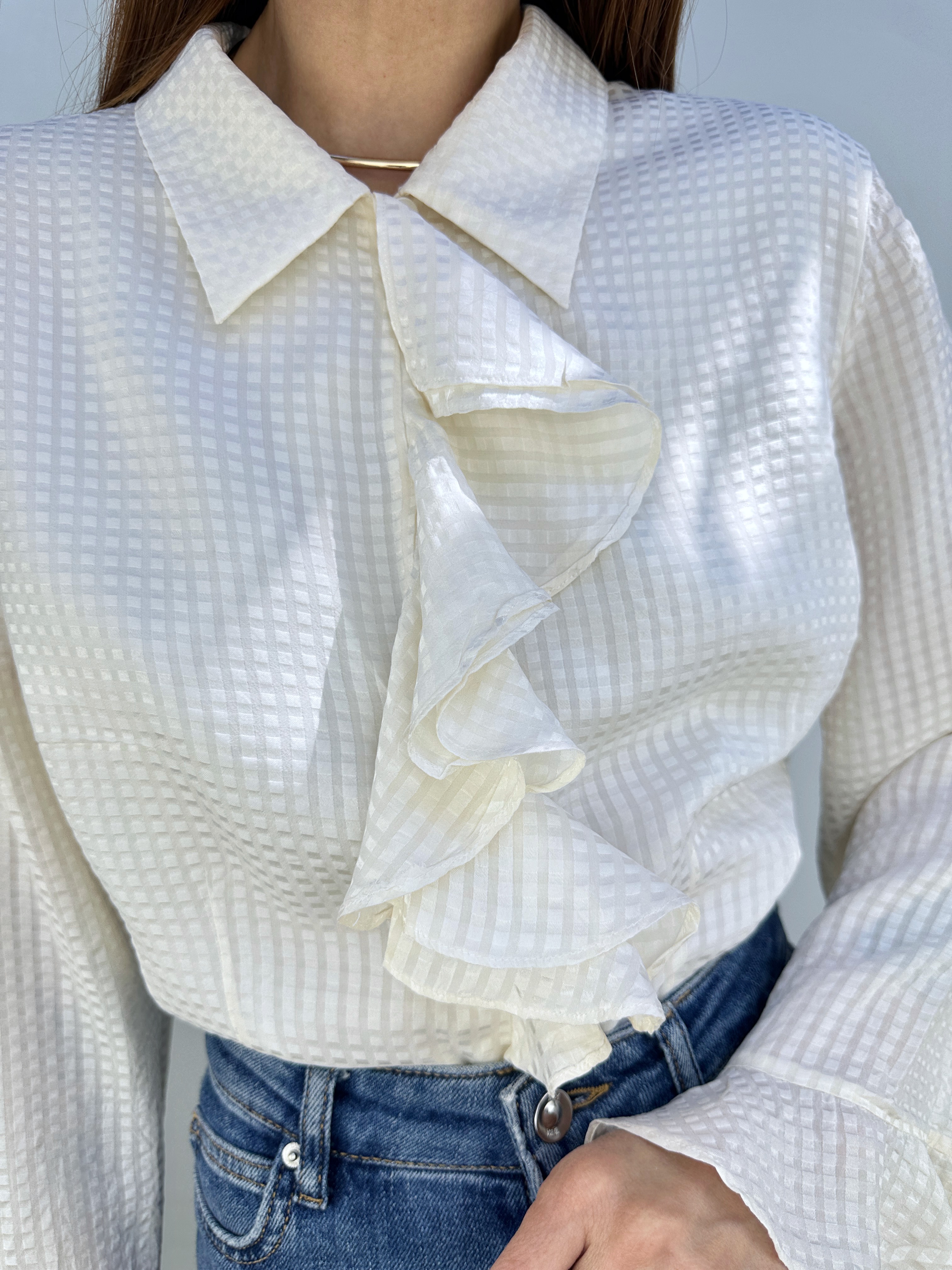 BLUSA SEDA ANNE KLEIN I L  2