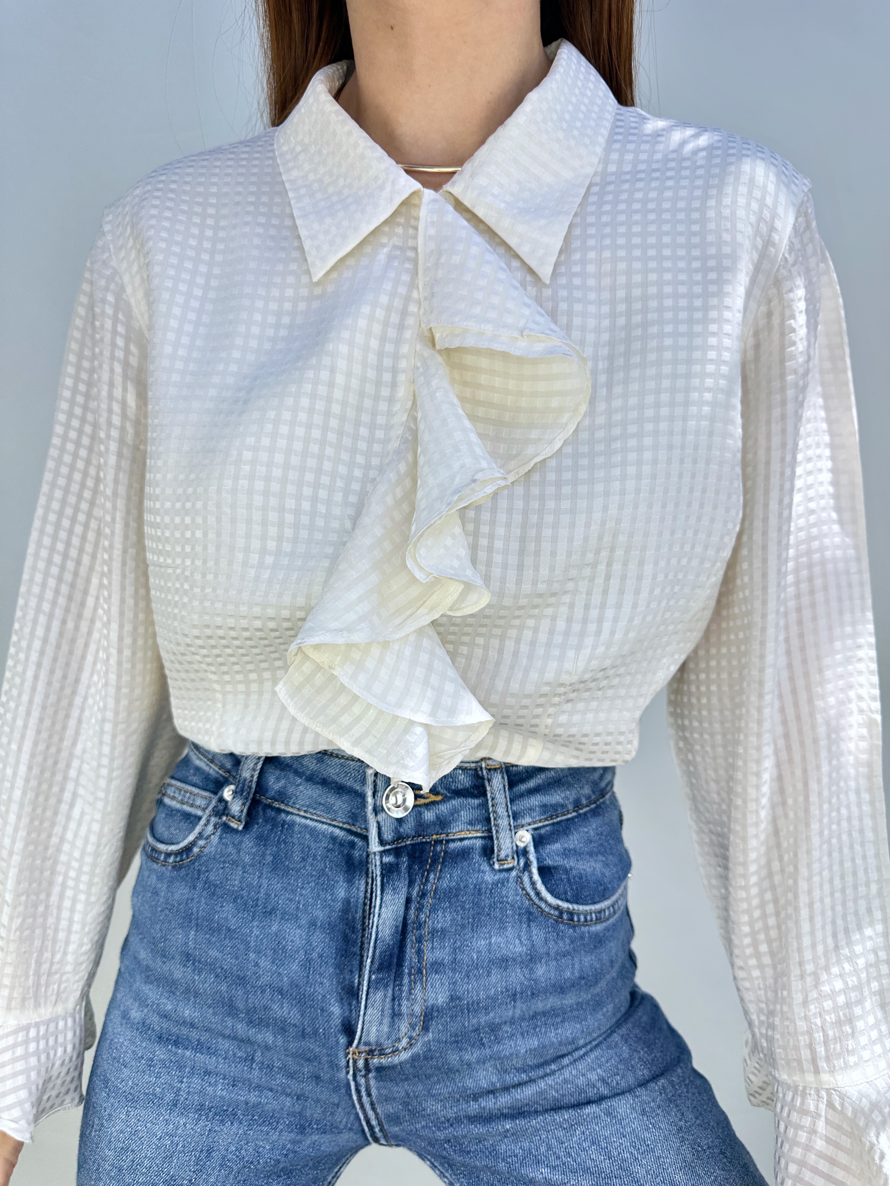 BLUSA SEDA ANNE KLEIN I L  4