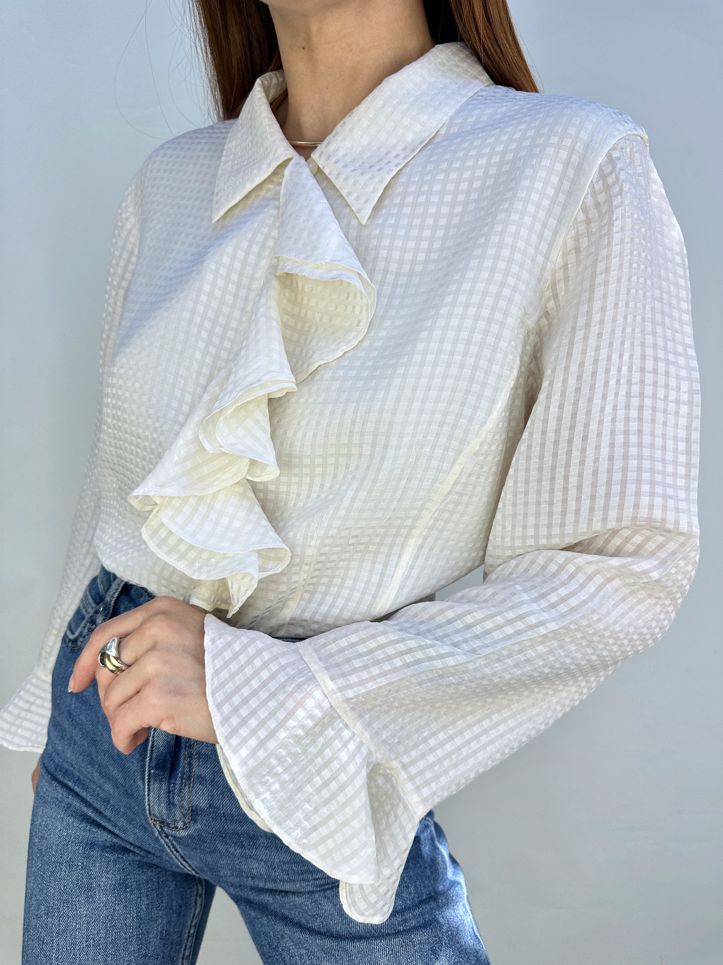 BLUSA SEDA ANNE KLEIN I L  6