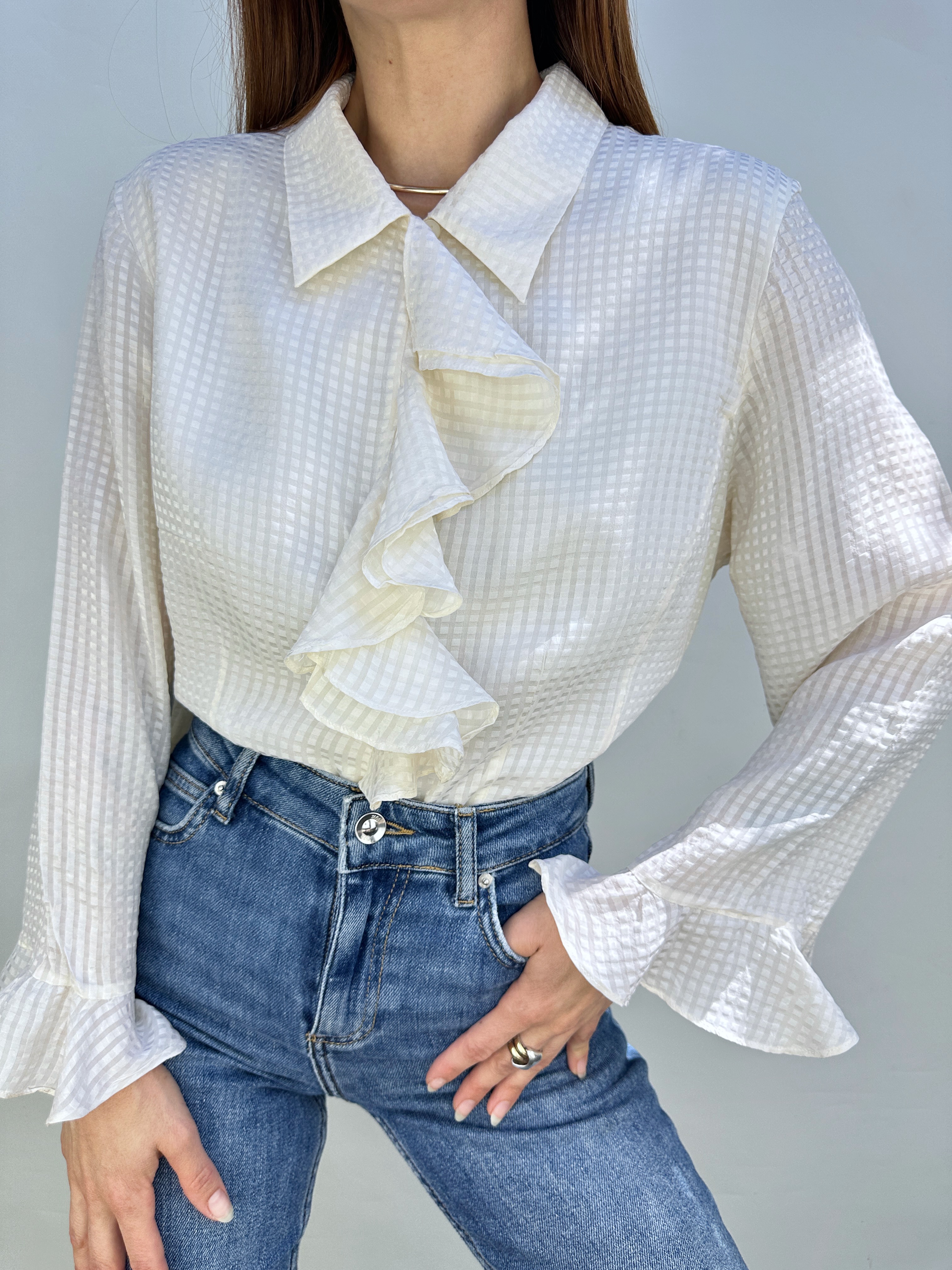 BLUSA SEDA ANNE KLEIN I L  3