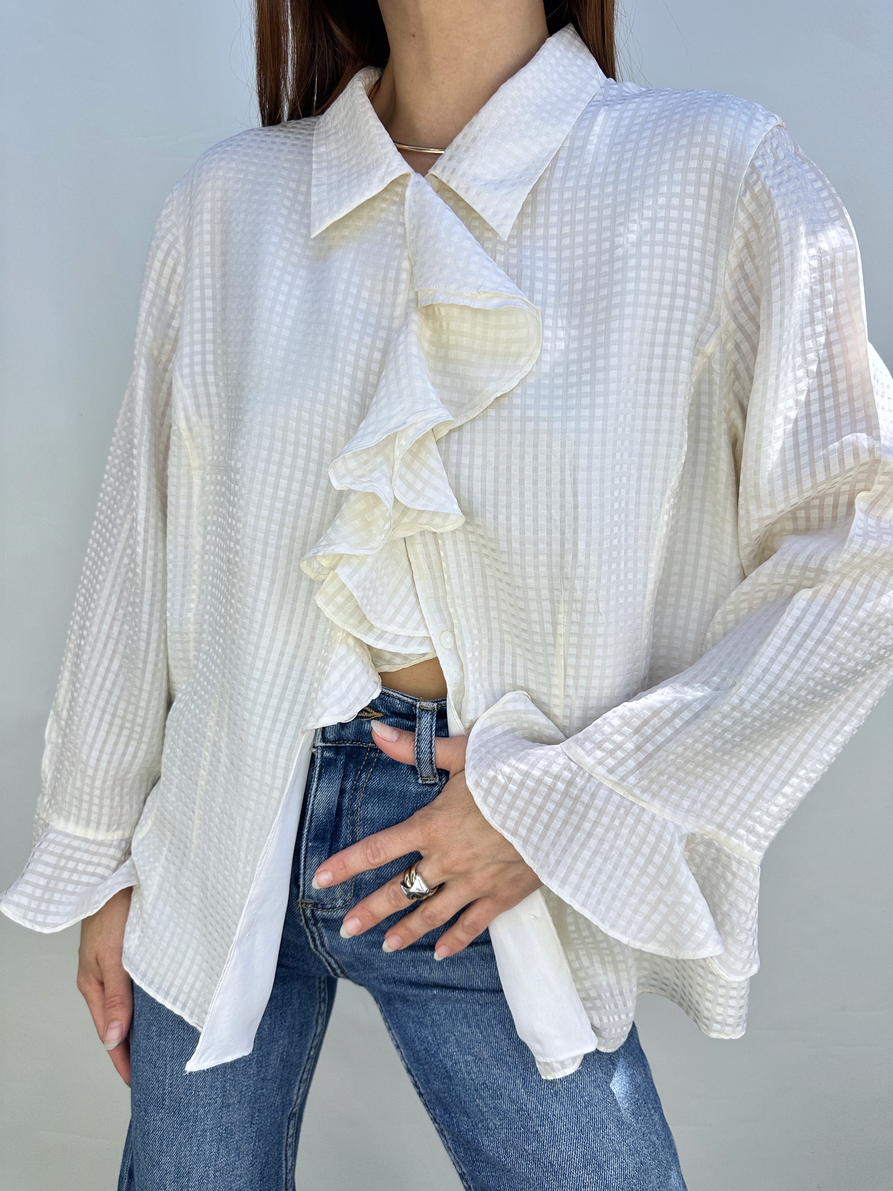 BLUSA SEDA ANNE KLEIN I L  7