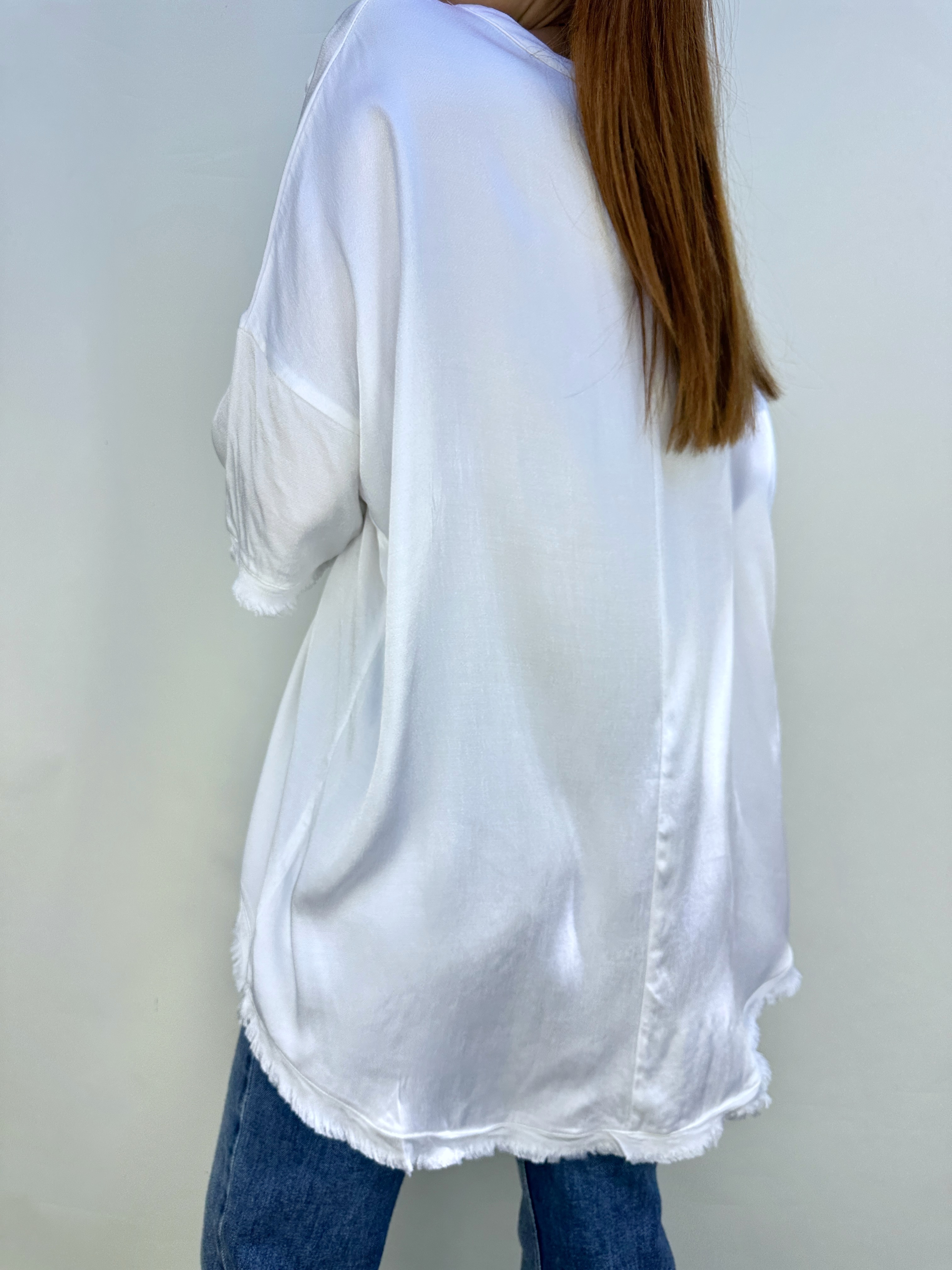 POLERA BLANCA SATINADA I M-L 2