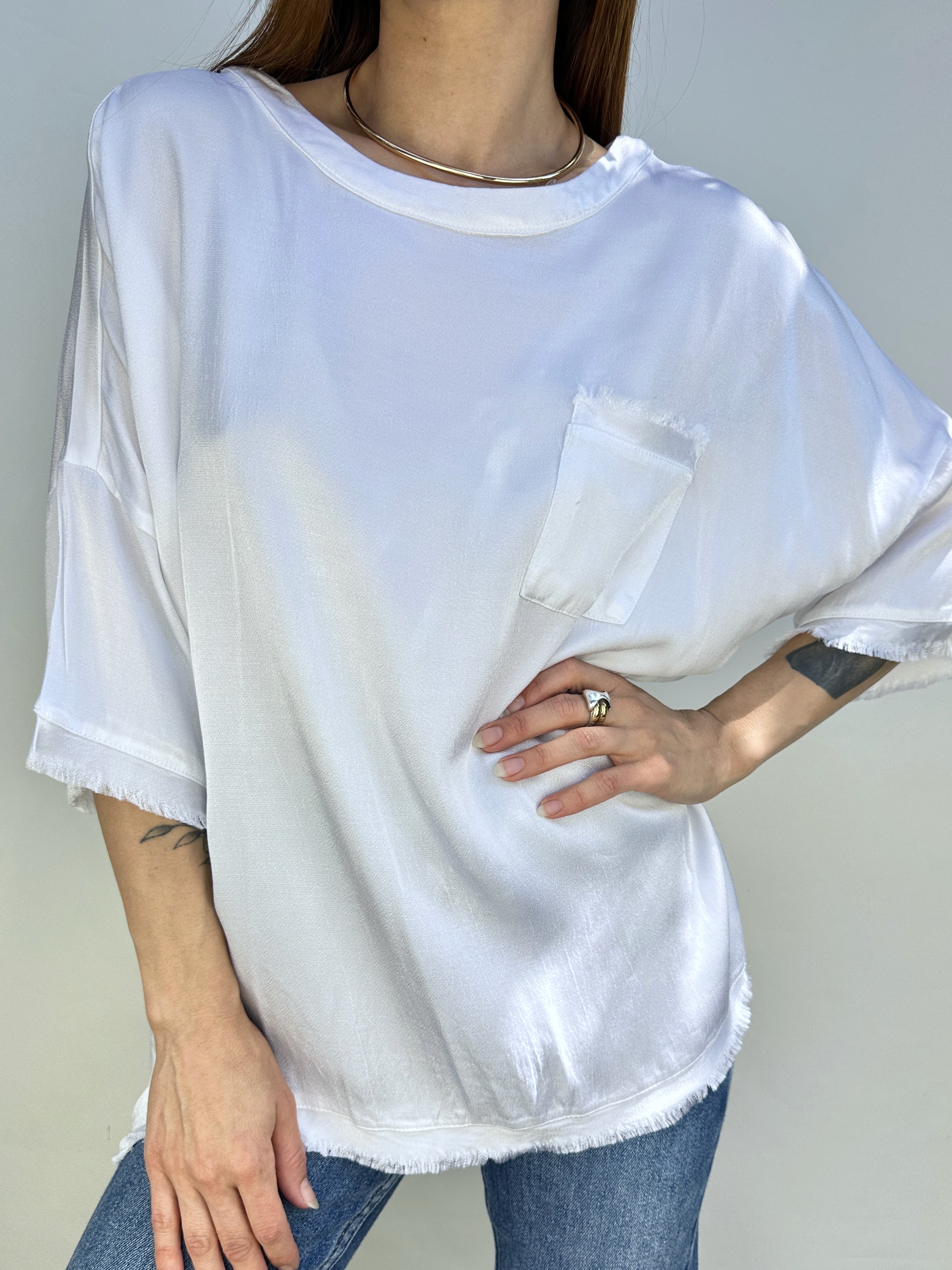 POLERA BLANCA SATINADA I M-L 3