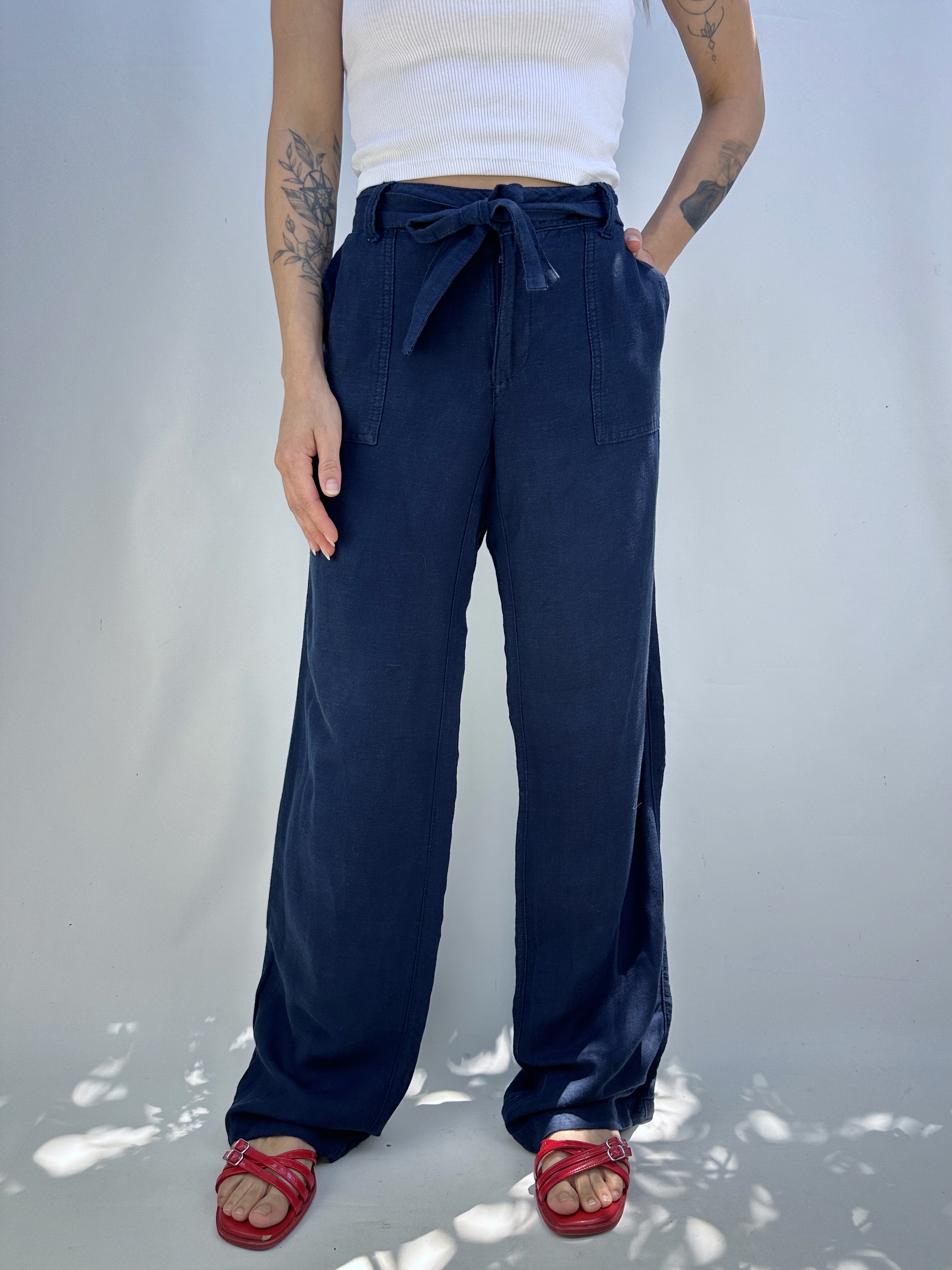 PANTALÓN TOMMY HILFIGER LINO | 38  3
