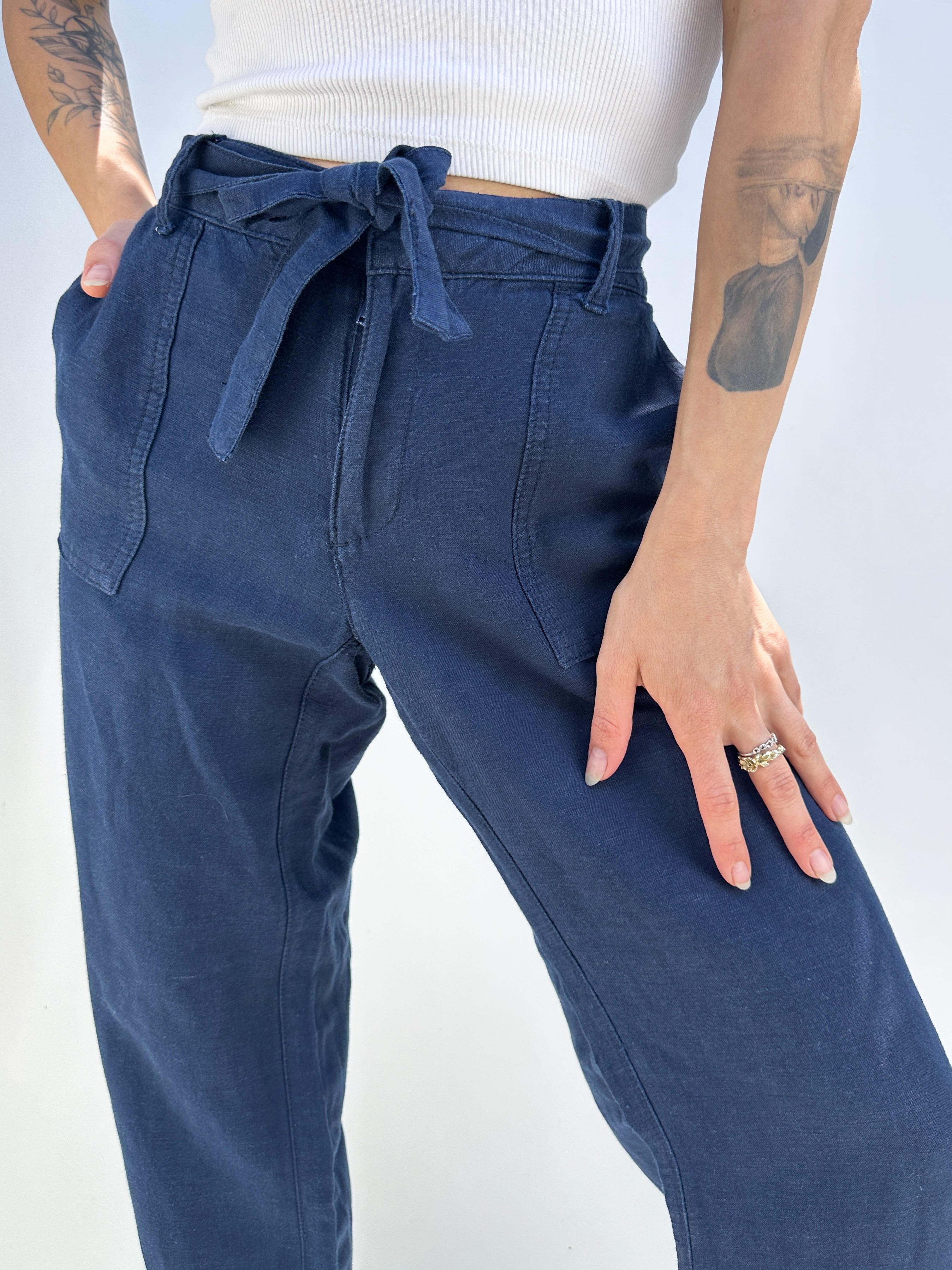 PANTALÓN TOMMY HILFIGER LINO | 38  2