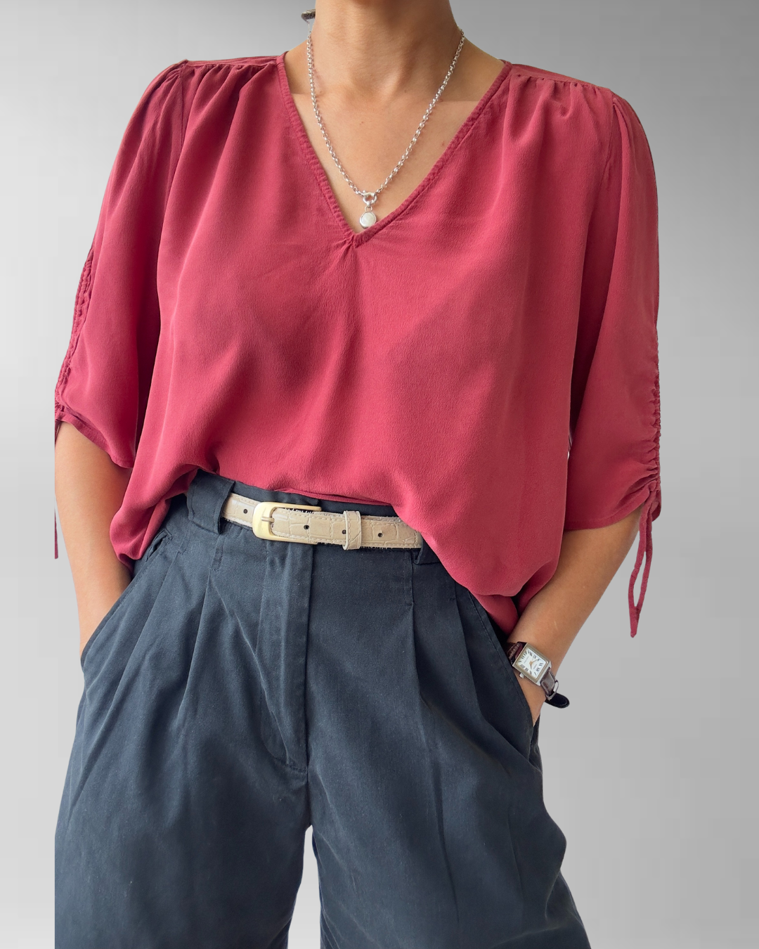 POLERA MADEWELL SEDA | S-M  7