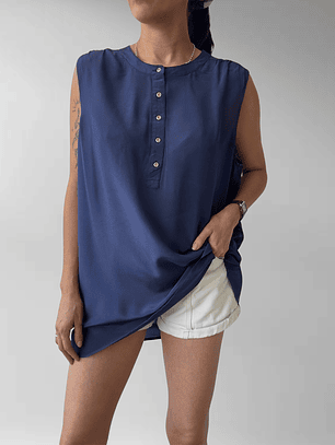 POLERA SEDA BANANA REPUBLIC | L-XL