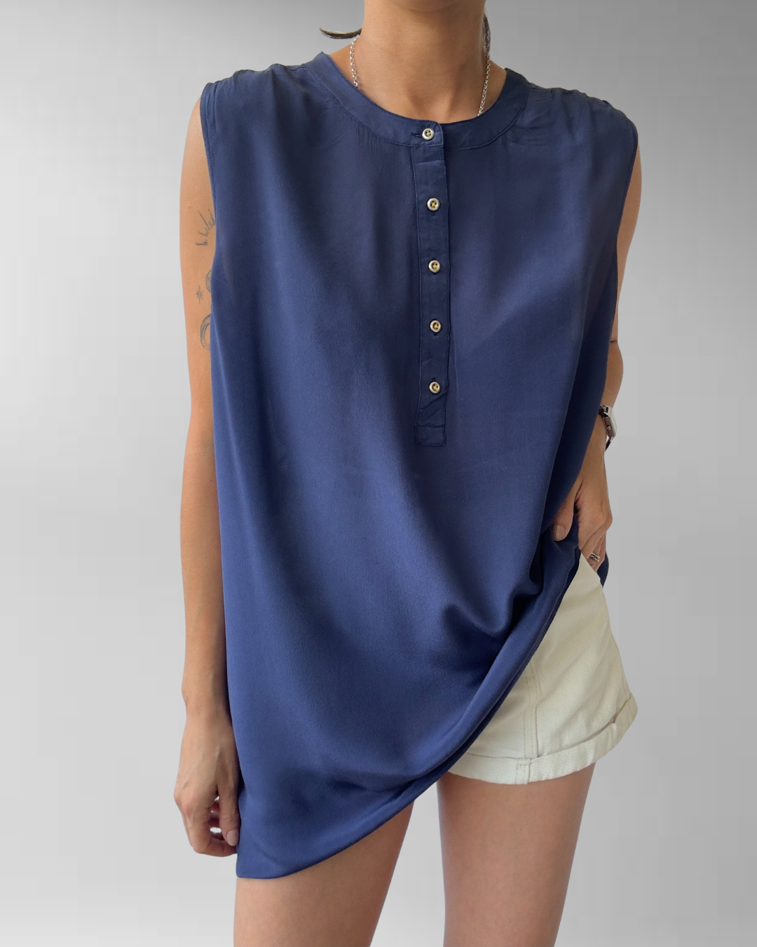 POLERA SEDA BANANA REPUBLIC | L-XL 3