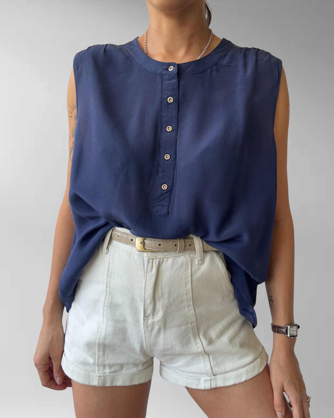 POLERA SEDA BANANA REPUBLIC | L-XL 4