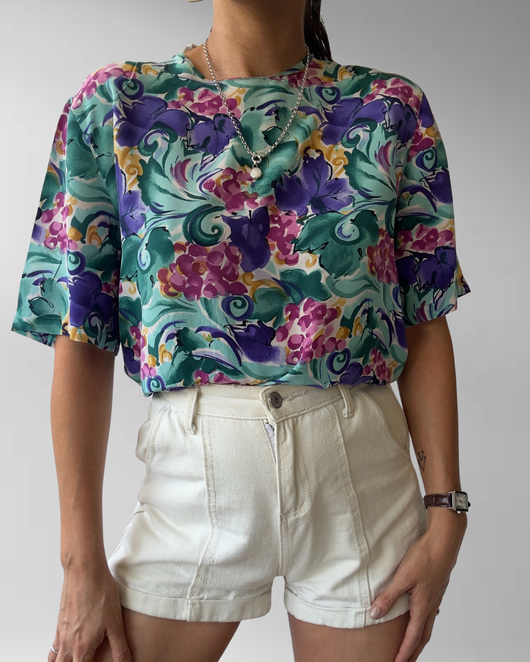 POLERA VINTAGE SEDA | M 1