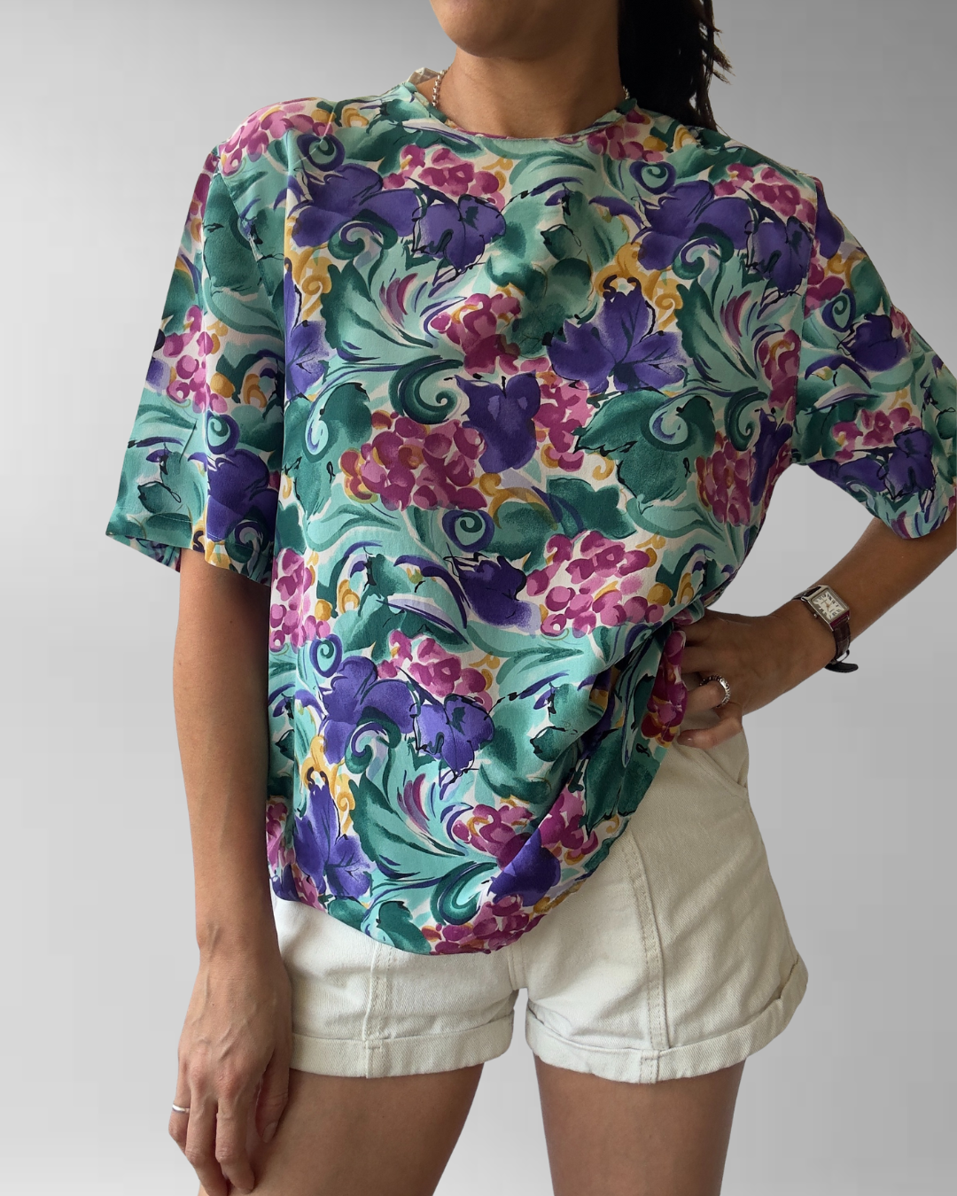 POLERA VINTAGE SEDA | M 4