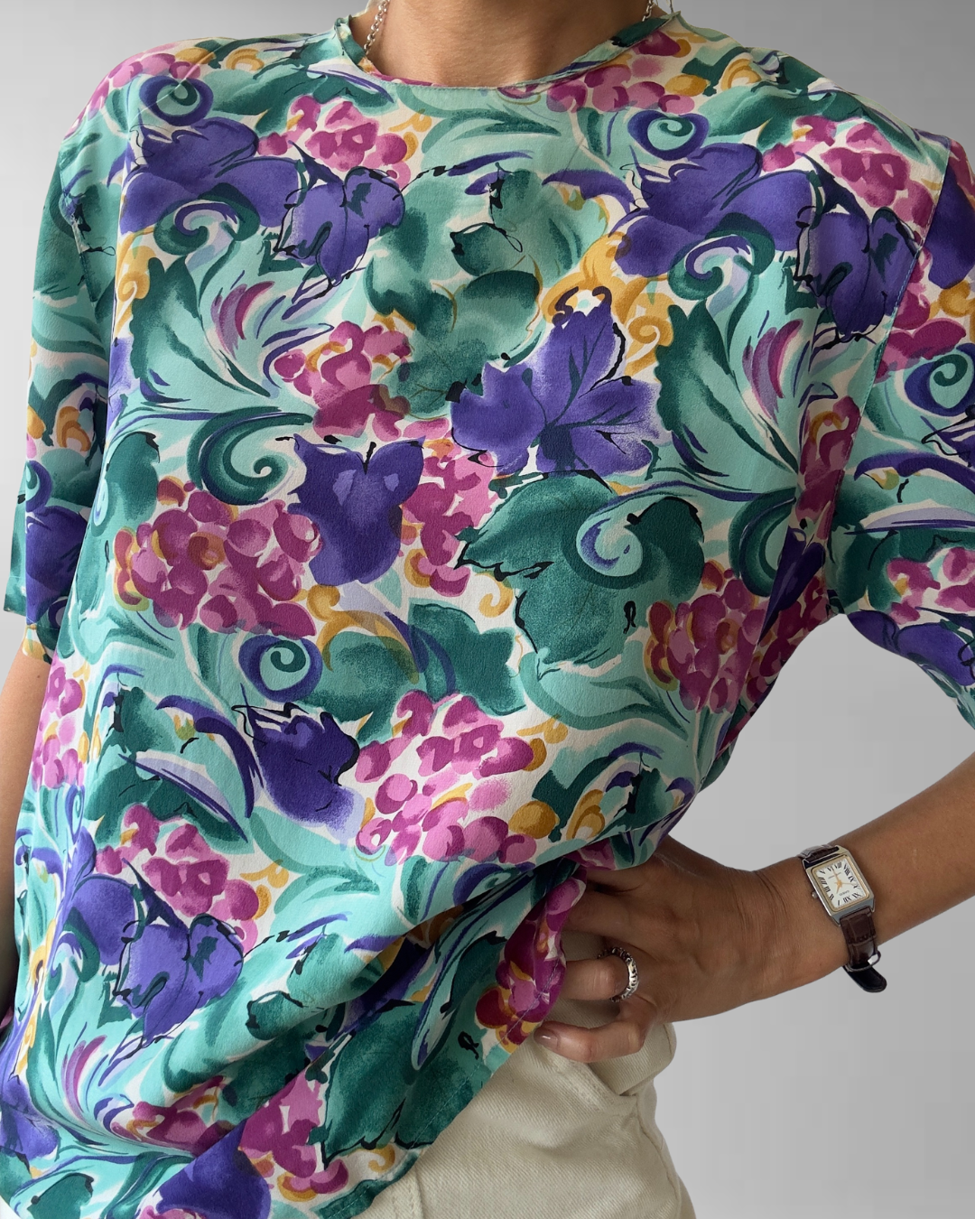 POLERA VINTAGE SEDA | M 3