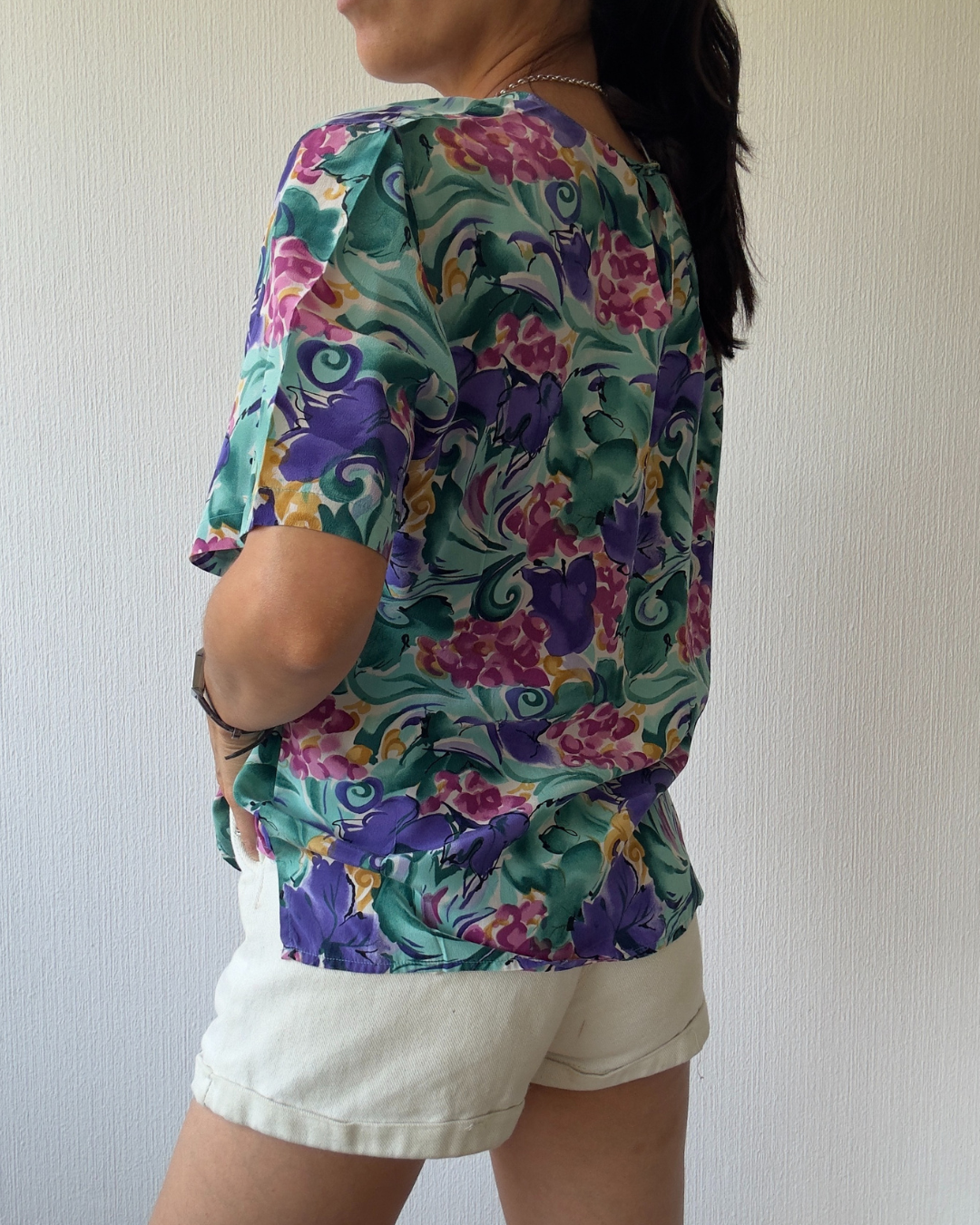 POLERA VINTAGE SEDA | M 6