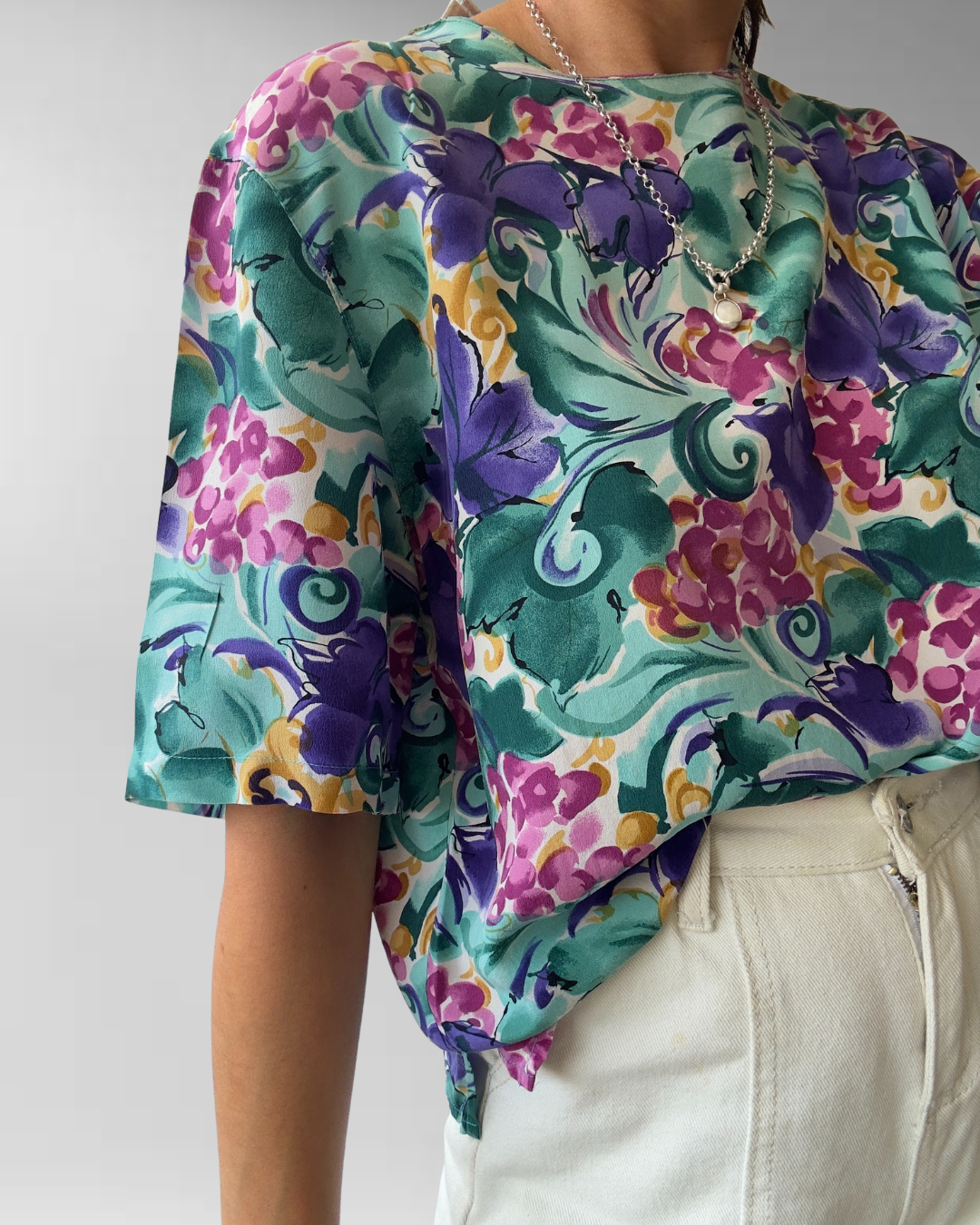 POLERA VINTAGE SEDA | M 2