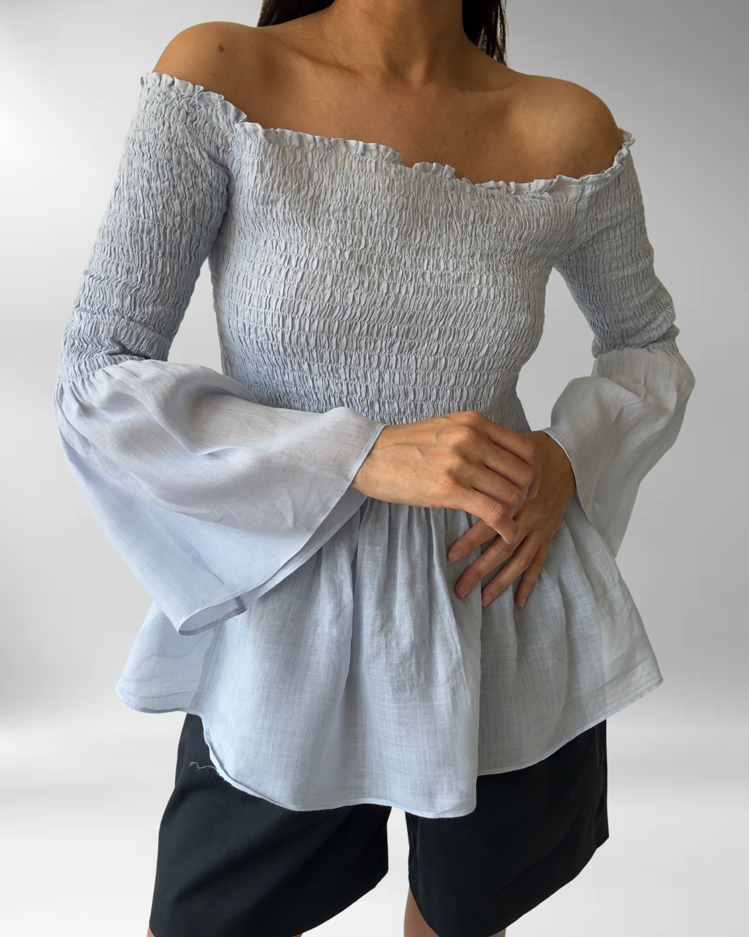 POLERA CELESTE | S-M 1