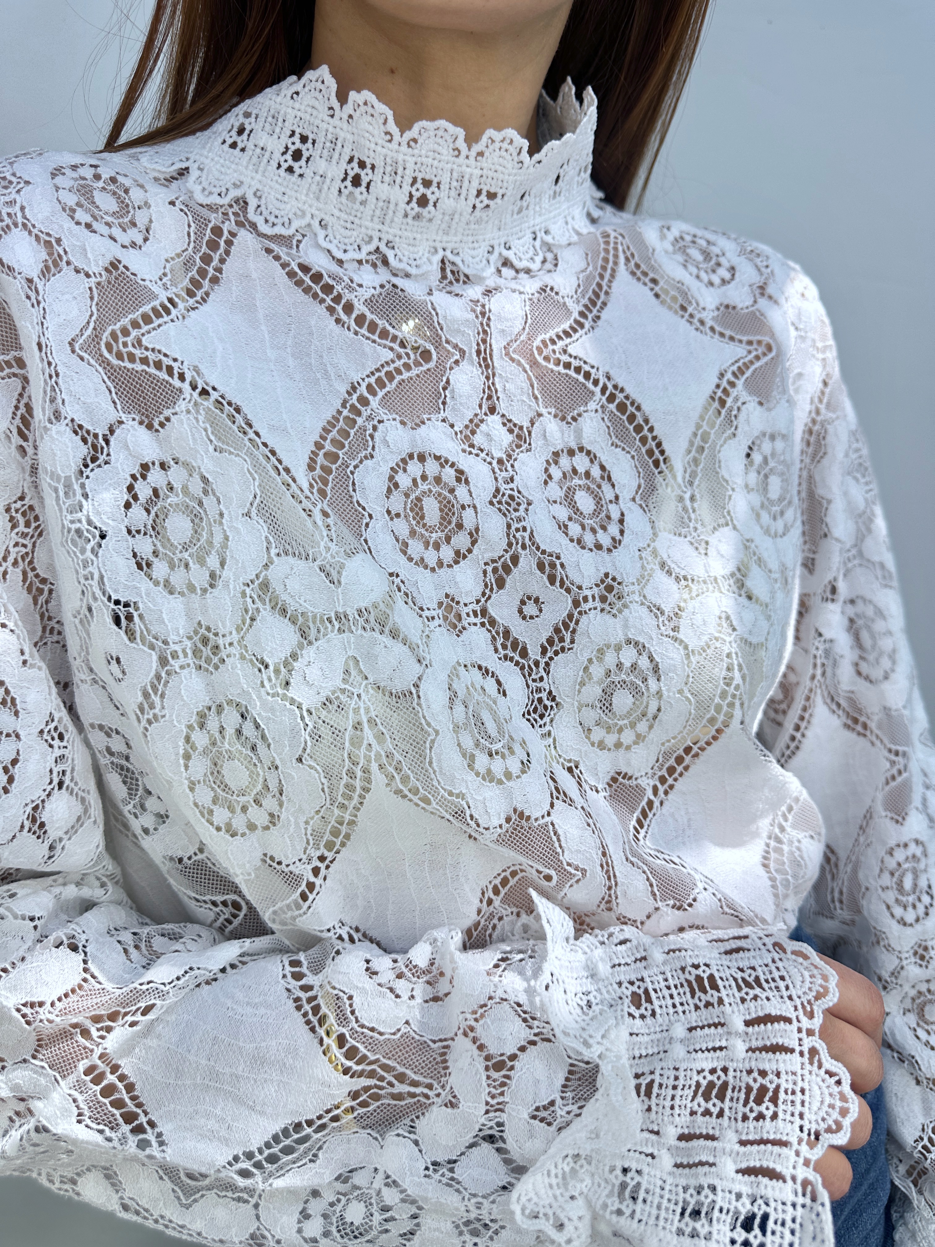 POLERA ENCAJES ALGODÓN I S-M 2