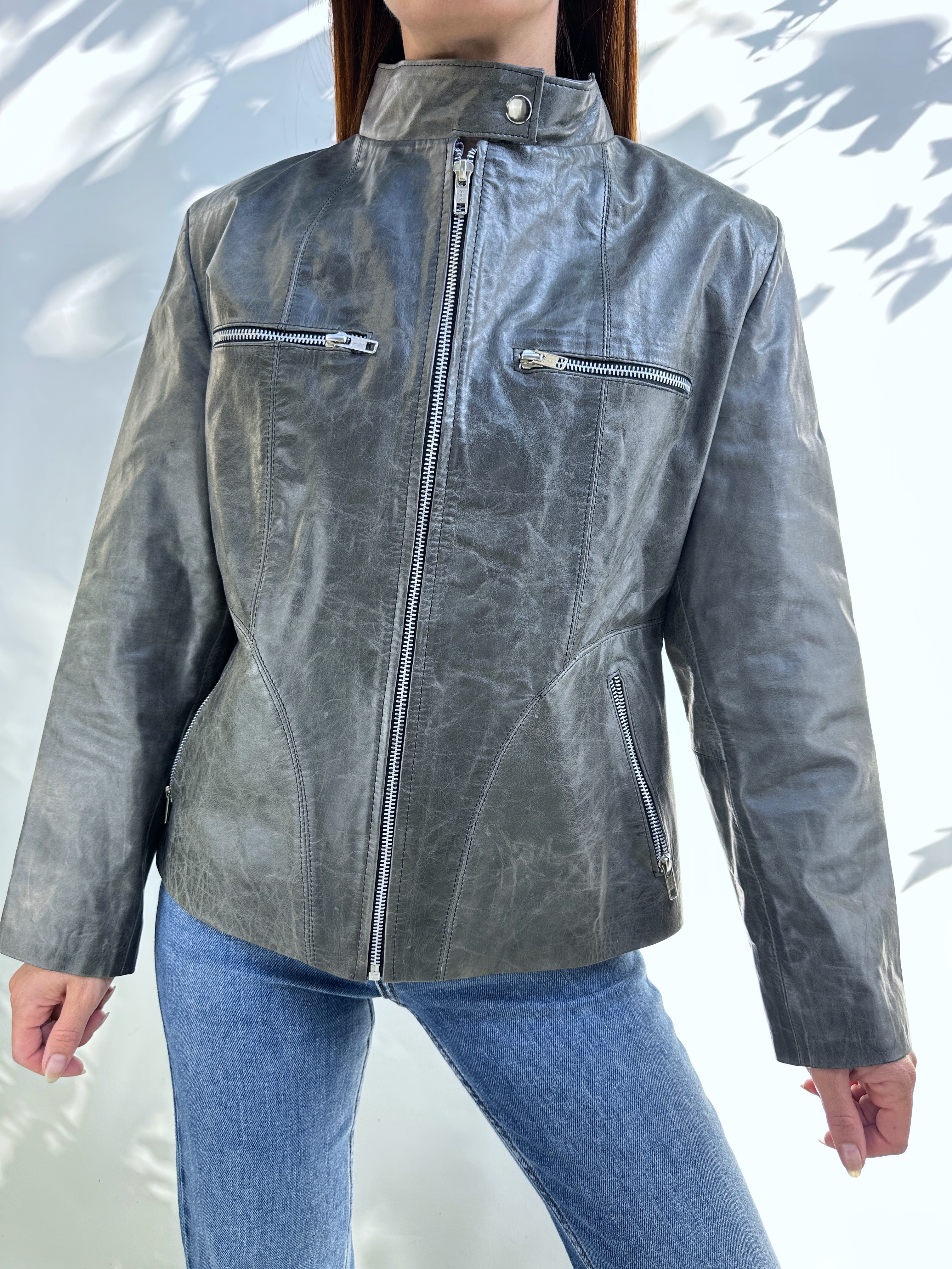 CHAQUETA CUERO I S-M 5