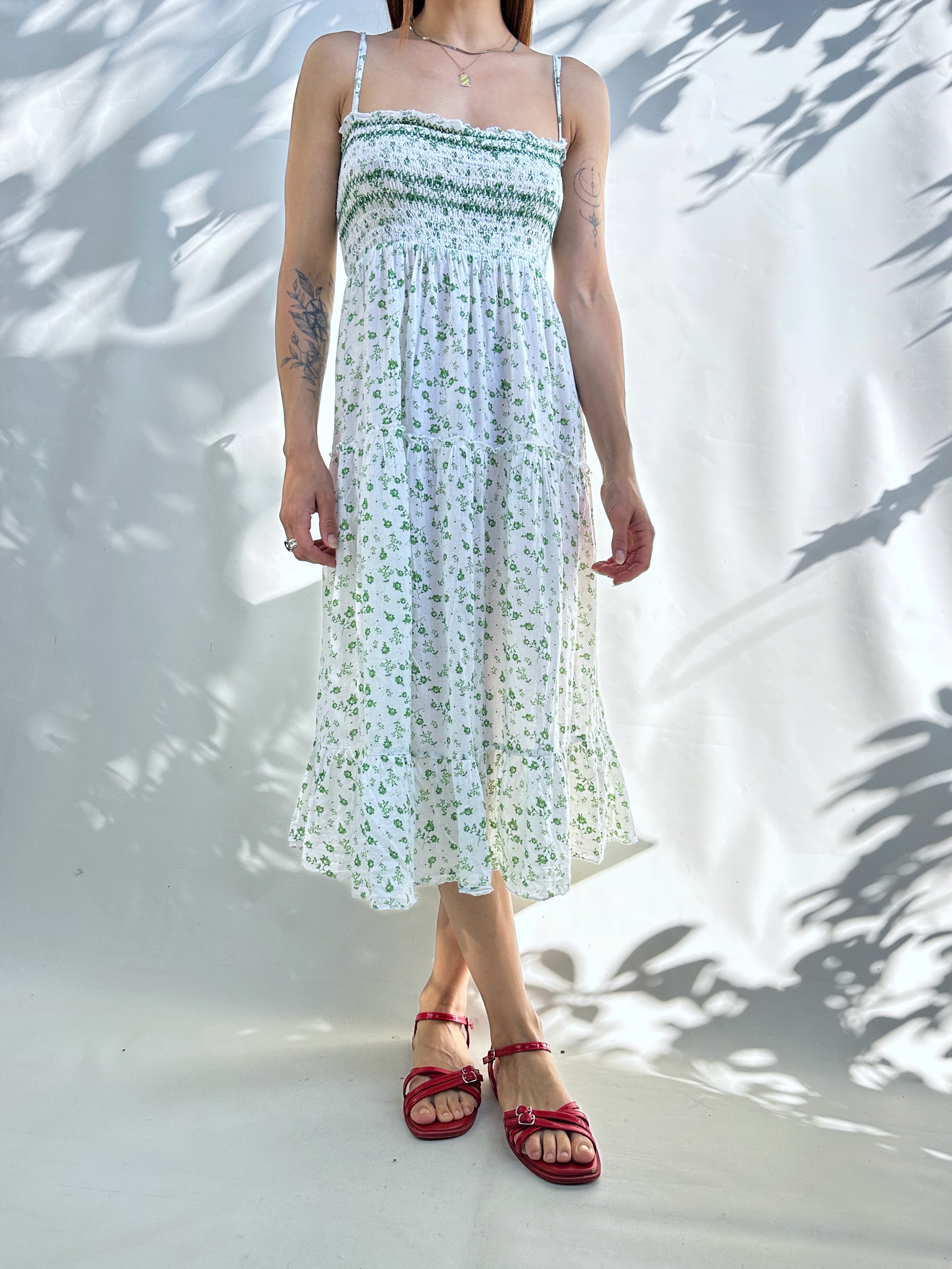 VESTIDO FRUNCIDO I ALGODÓN I XS-S 4