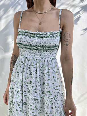 VESTIDO FRUNCIDO I ALGODÓN I XS-S