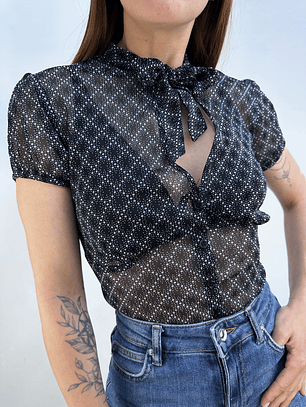 BLUSA SEMITRANSPARENTE I M