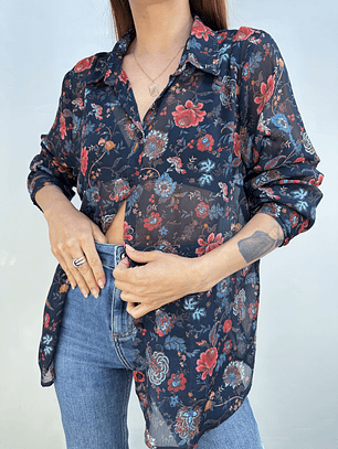 BLUSA FLOREADA I M-L