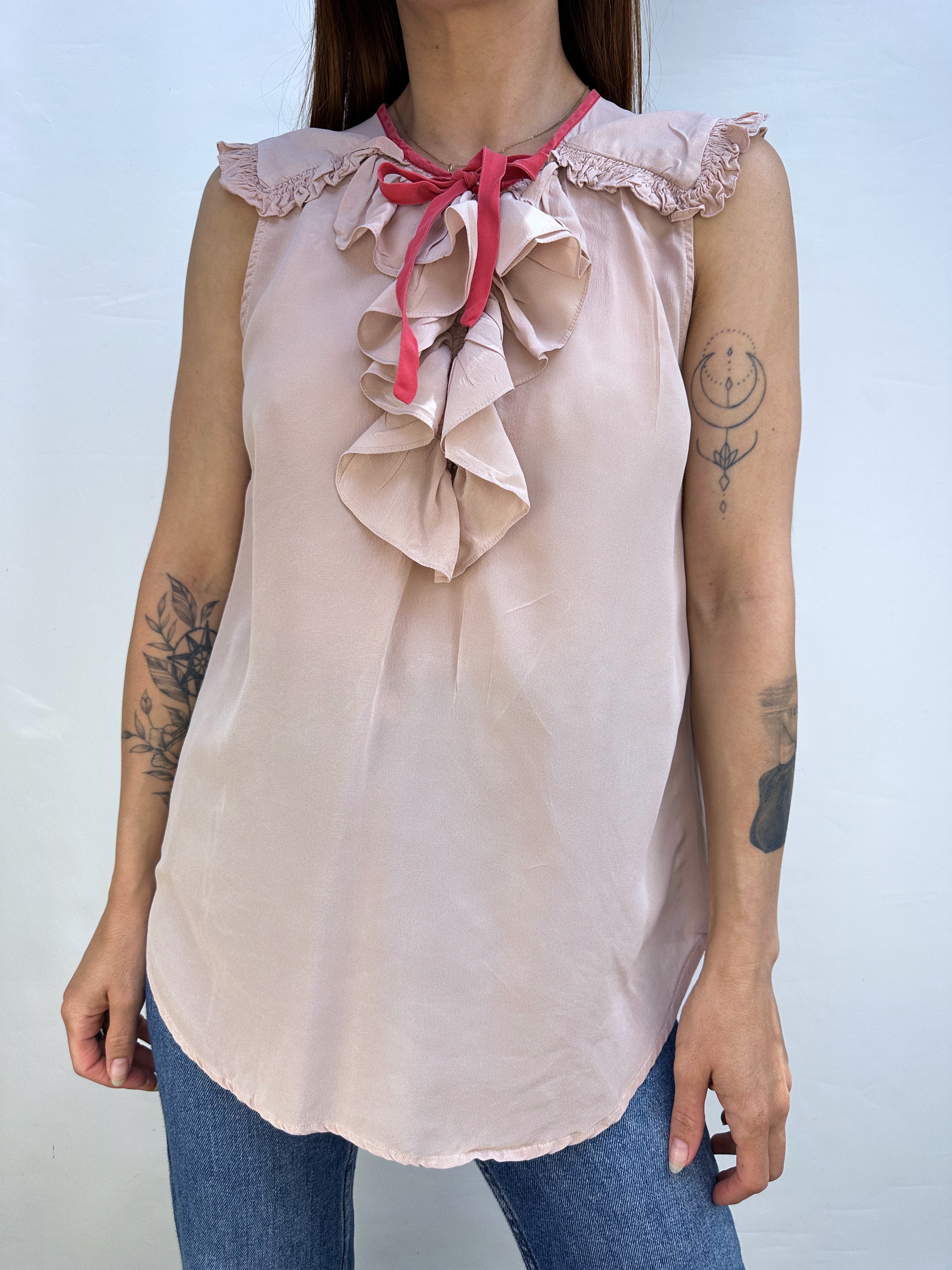 POLERA SEDA ROSA PALO I S 6