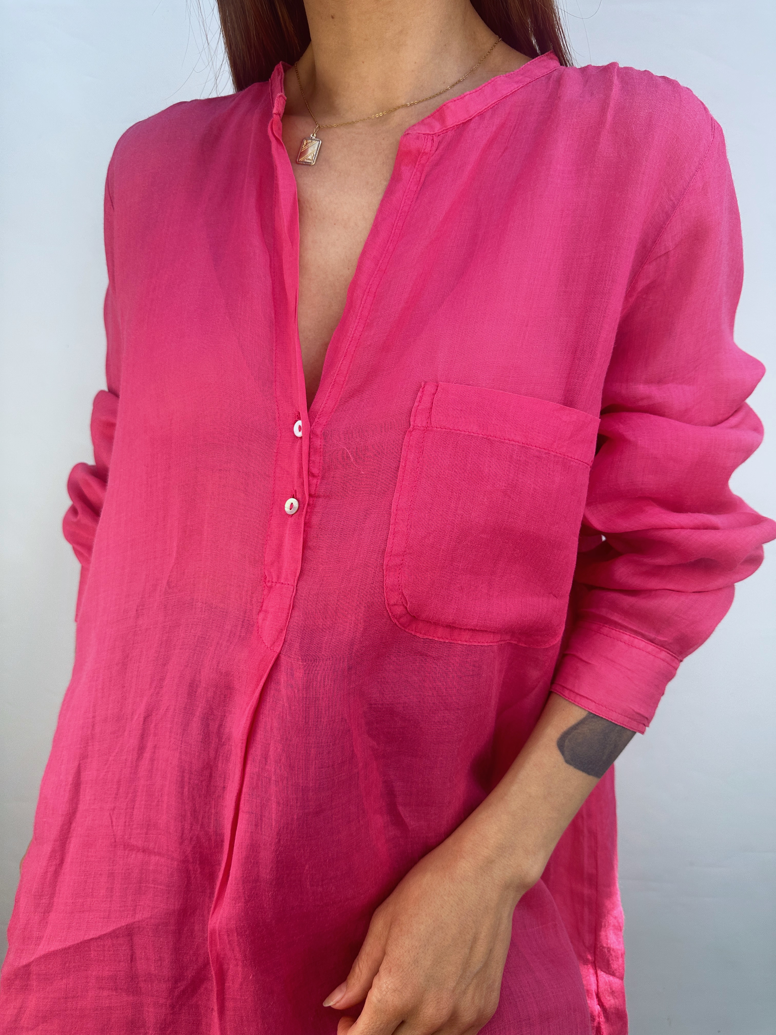 BLUSA FUCSIA I RAMIO I XL 2
