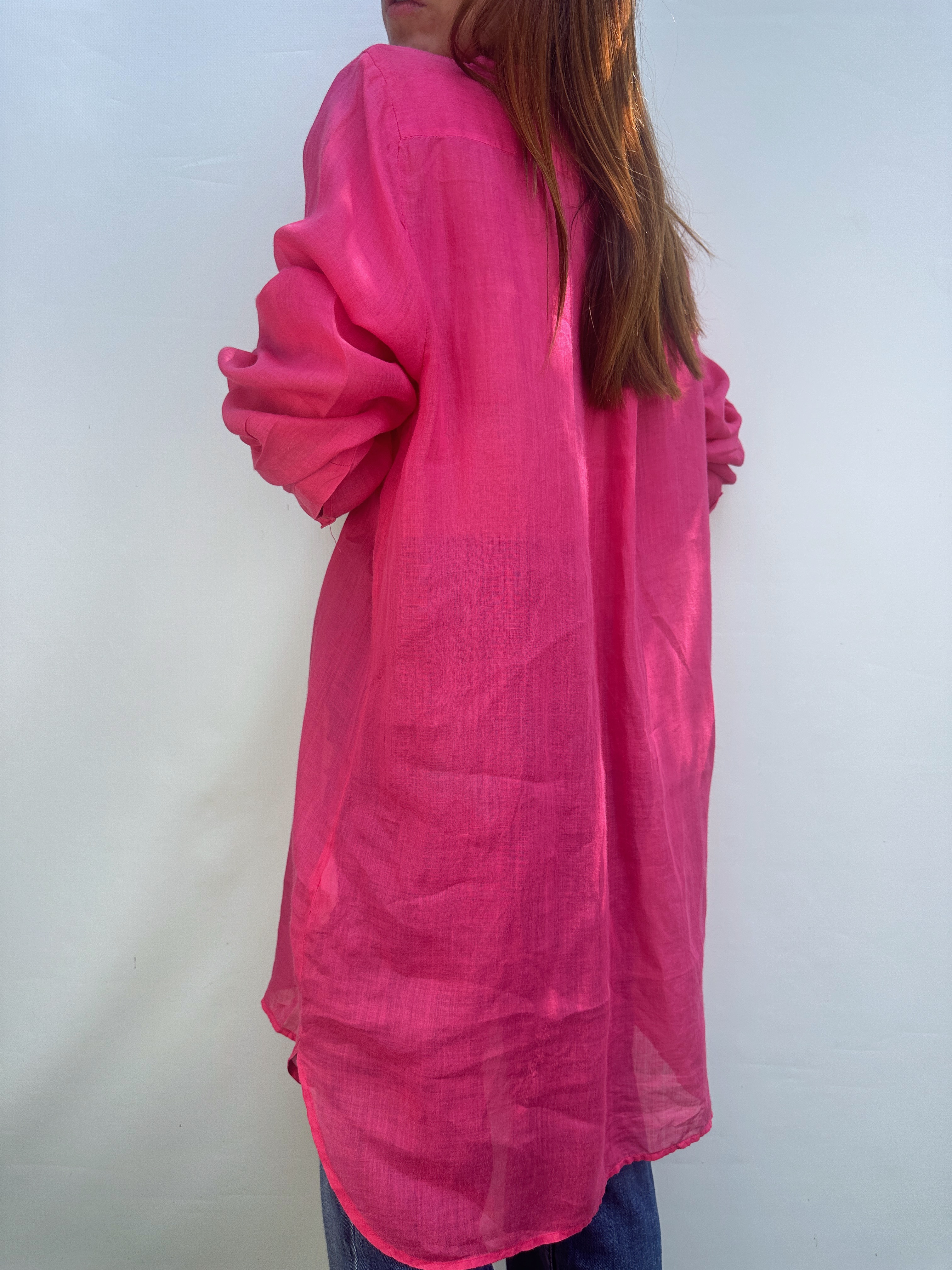 BLUSA FUCSIA I RAMIO I XL 3