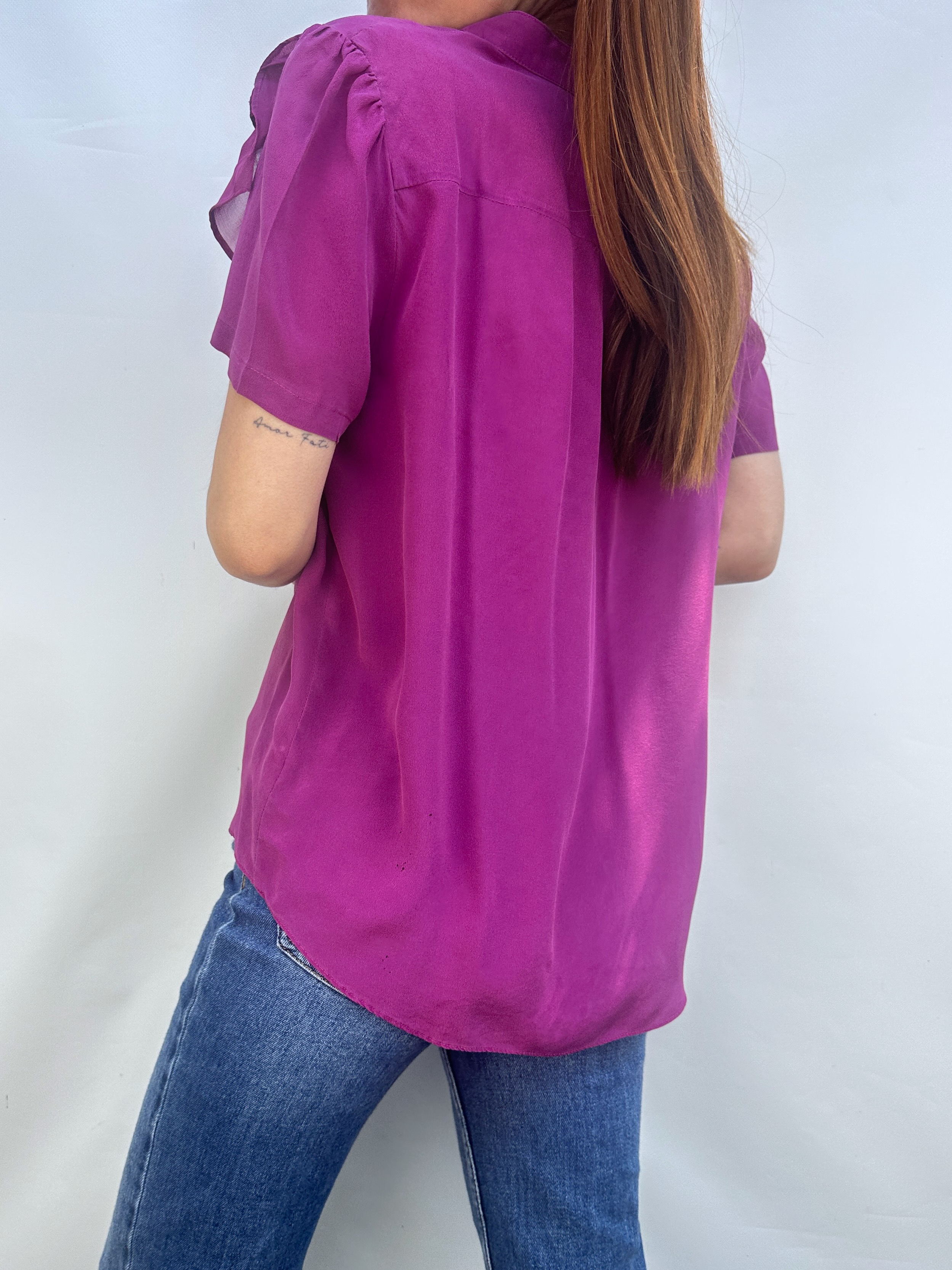 POLERA SEDA MAGENTA I M  3