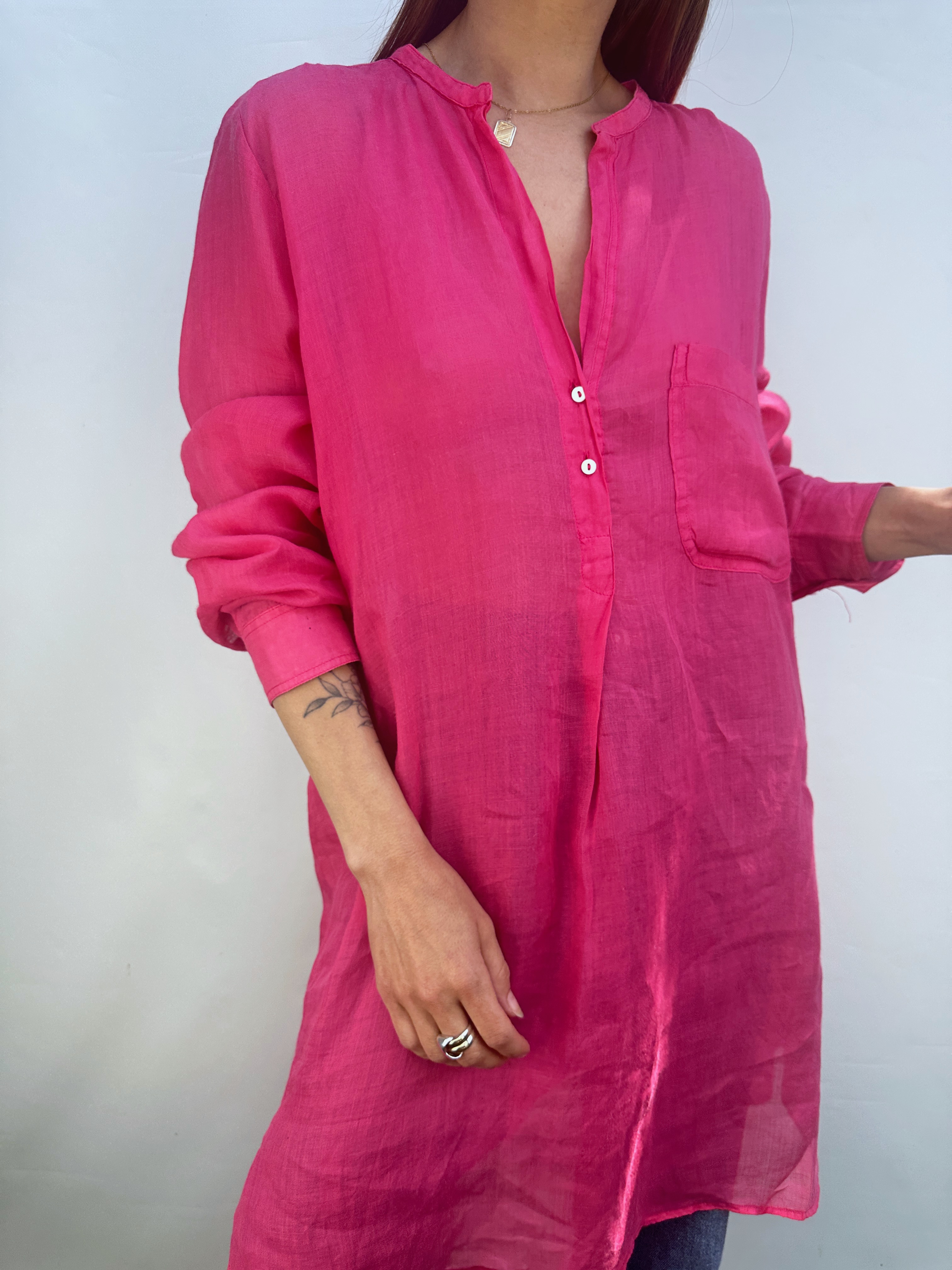 BLUSA FUCSIA I RAMIO I XL 1