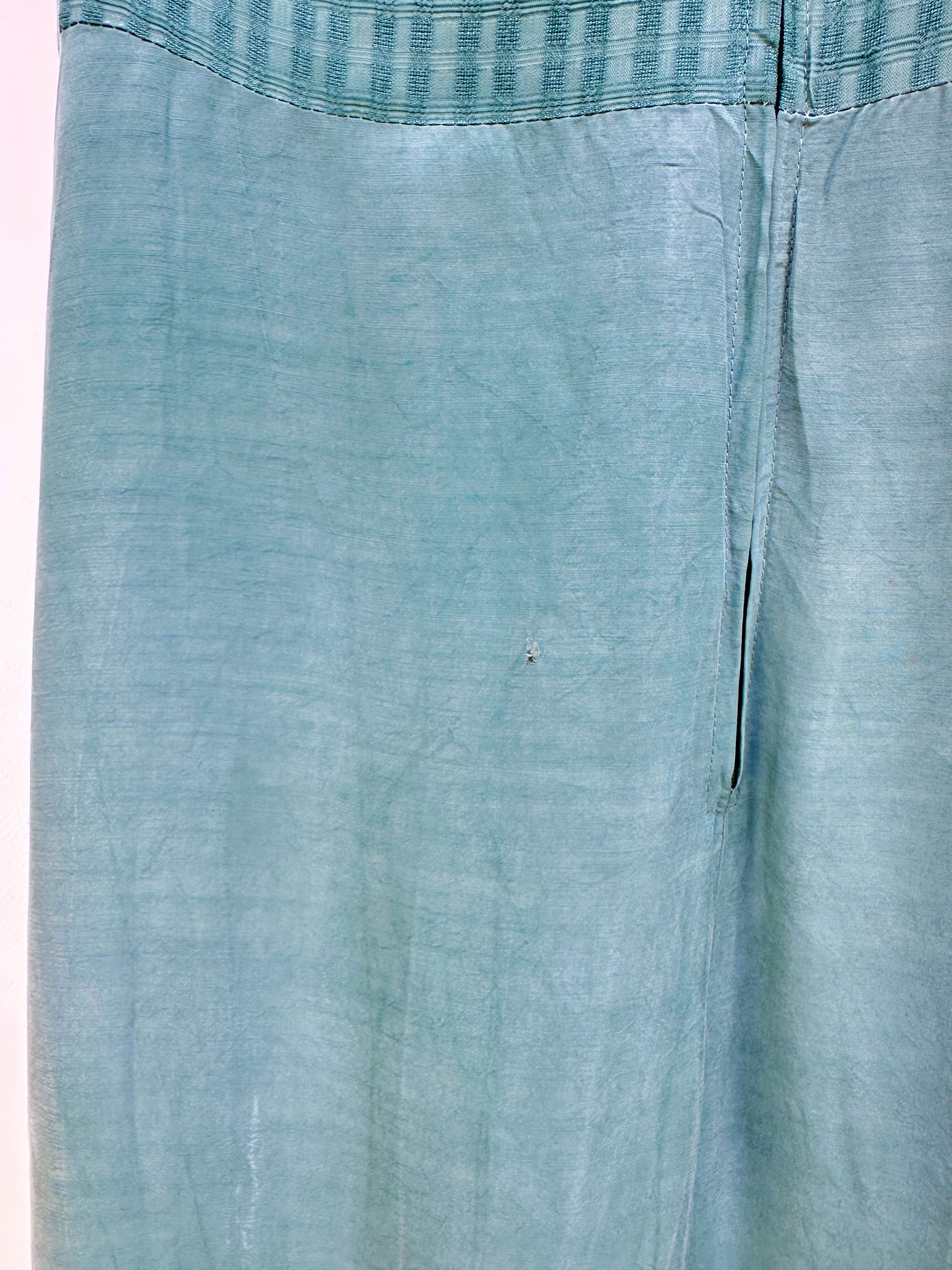 VESTIDO LARGO VERDE MENTA I S-M  9