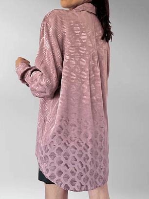 BLUSA ROSA PALO SATINADO I XL-3XL