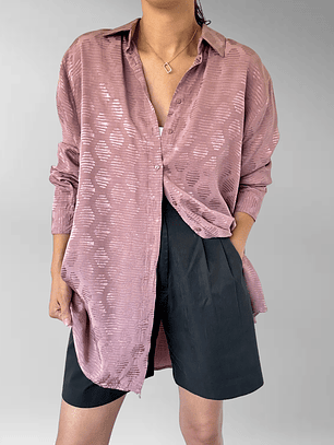 BLUSA ROSA PALO SATINADO I XL-3XL