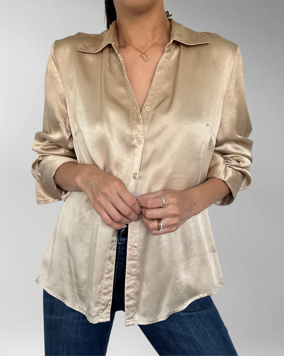 BLUSA SEDA VINTAGE I M-L  3