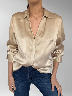 BLUSA SEDA VINTAGE I M-L 