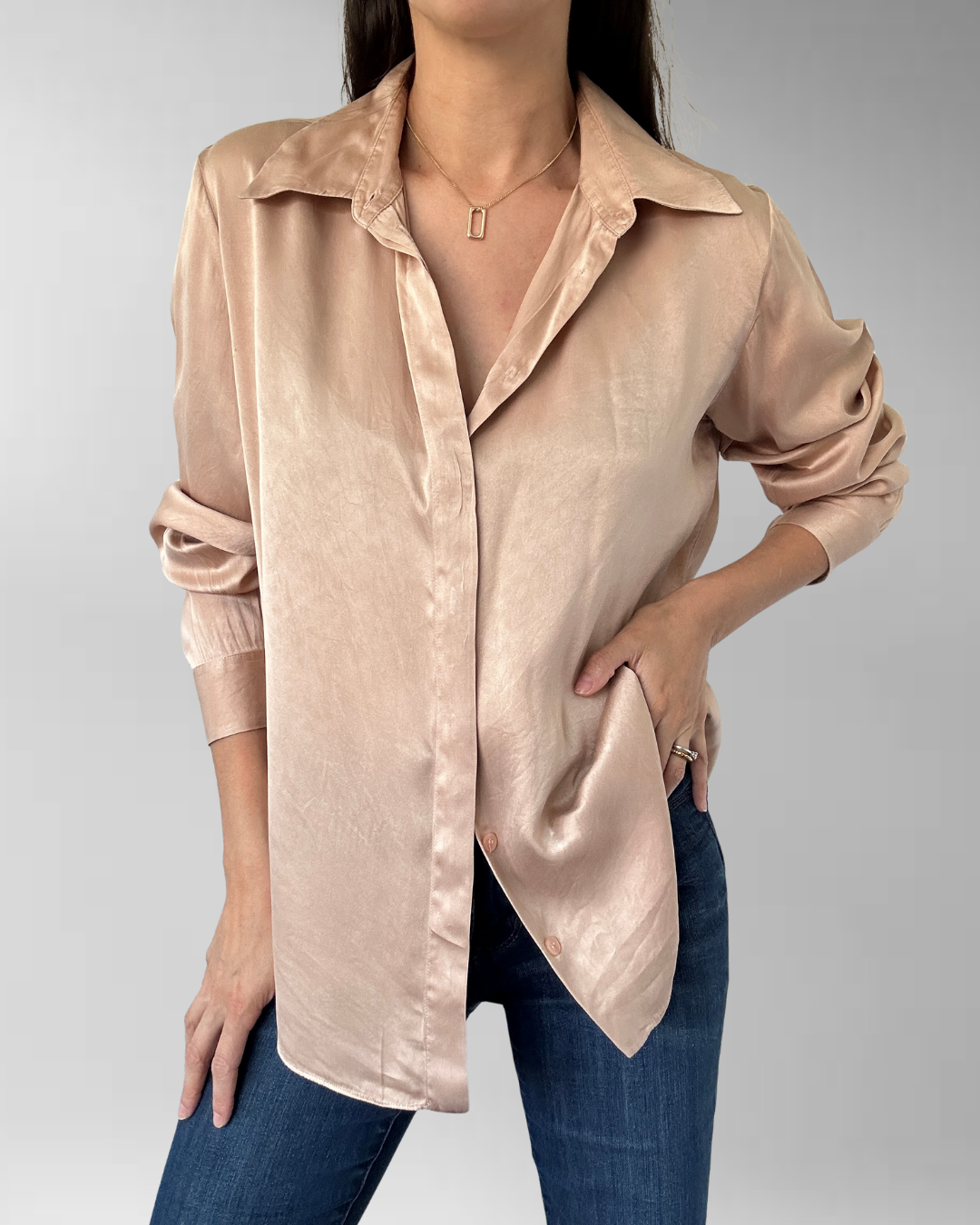 BLUSA SEDA ROSA PALO I L  7