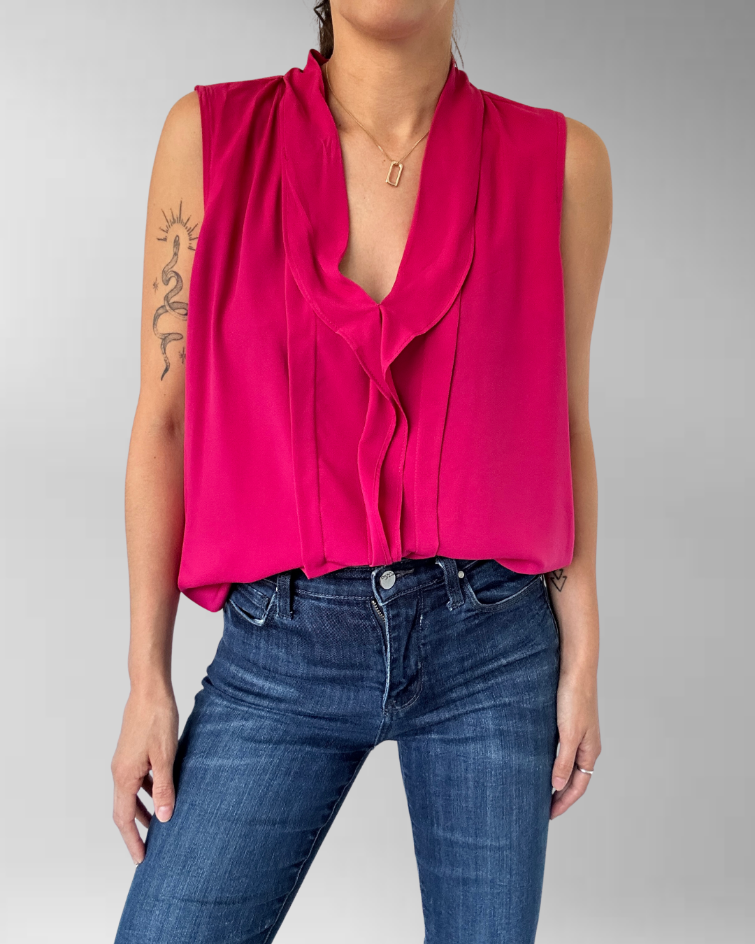 POLERA CALVIN KLEIN FUCSIA I M-L 1