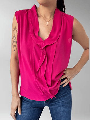 POLERA CALVIN KLEIN FUCSIA I M-L