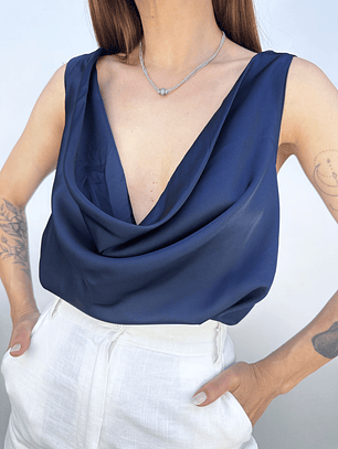 POLERA DRAPEADA I XL