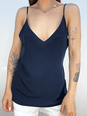 TOP NEGRO I ALGODÓN-MODAL I S