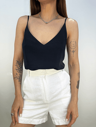 TOP NEGRO I ALGODÓN-MODAL I S