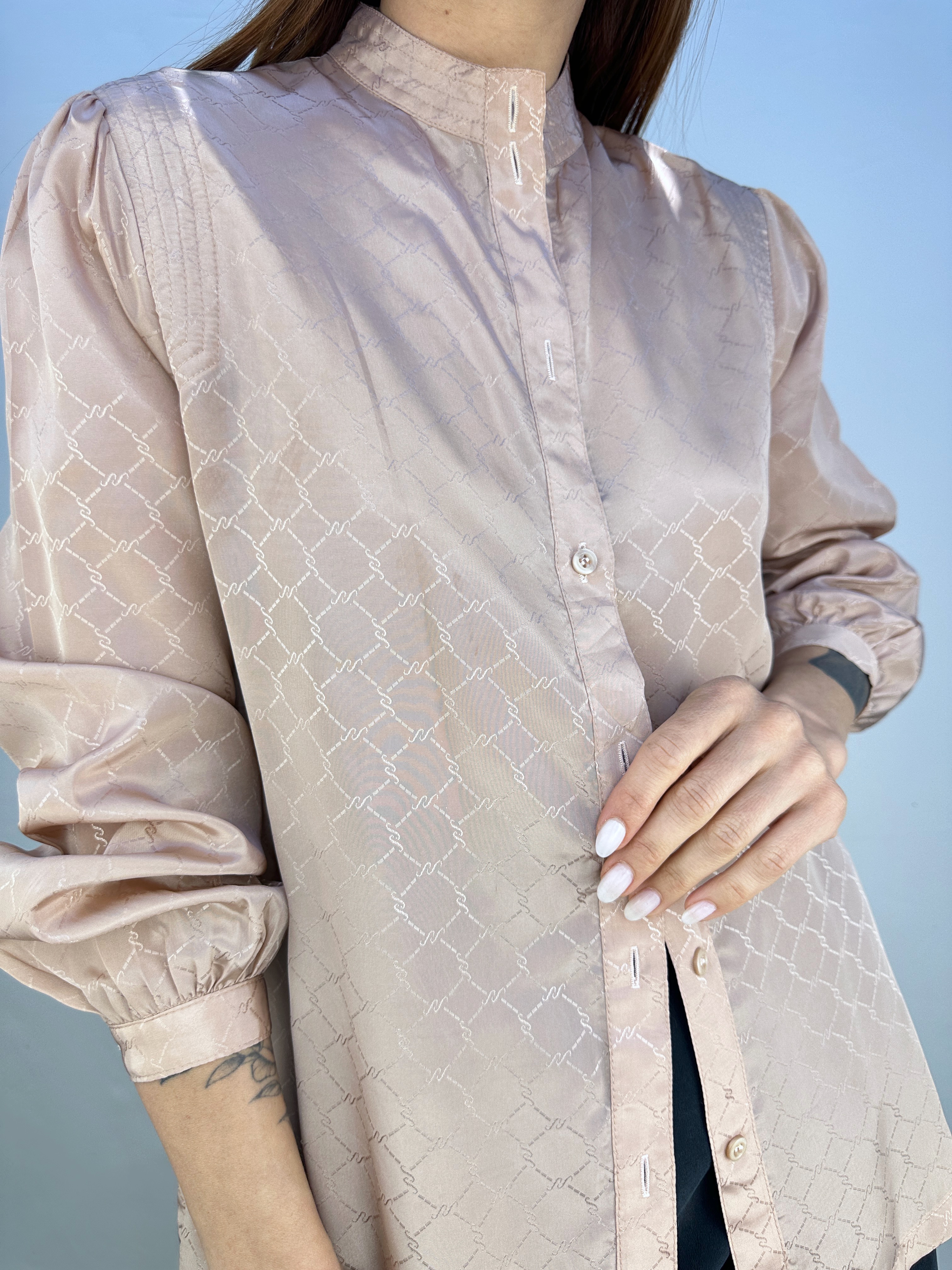 BLUSA VINTAGE PIEL I S 6