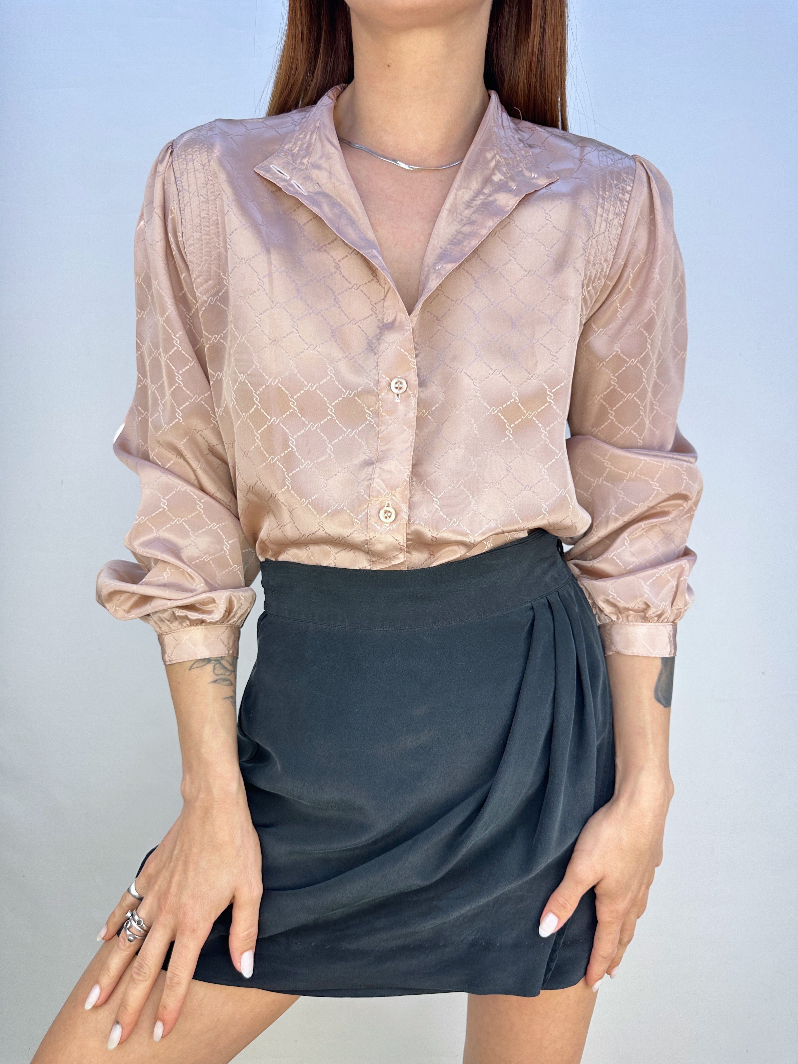 BLUSA VINTAGE PIEL I S 1