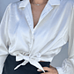 BLUSA BLANCA SATINADA I M - Miniatura 1