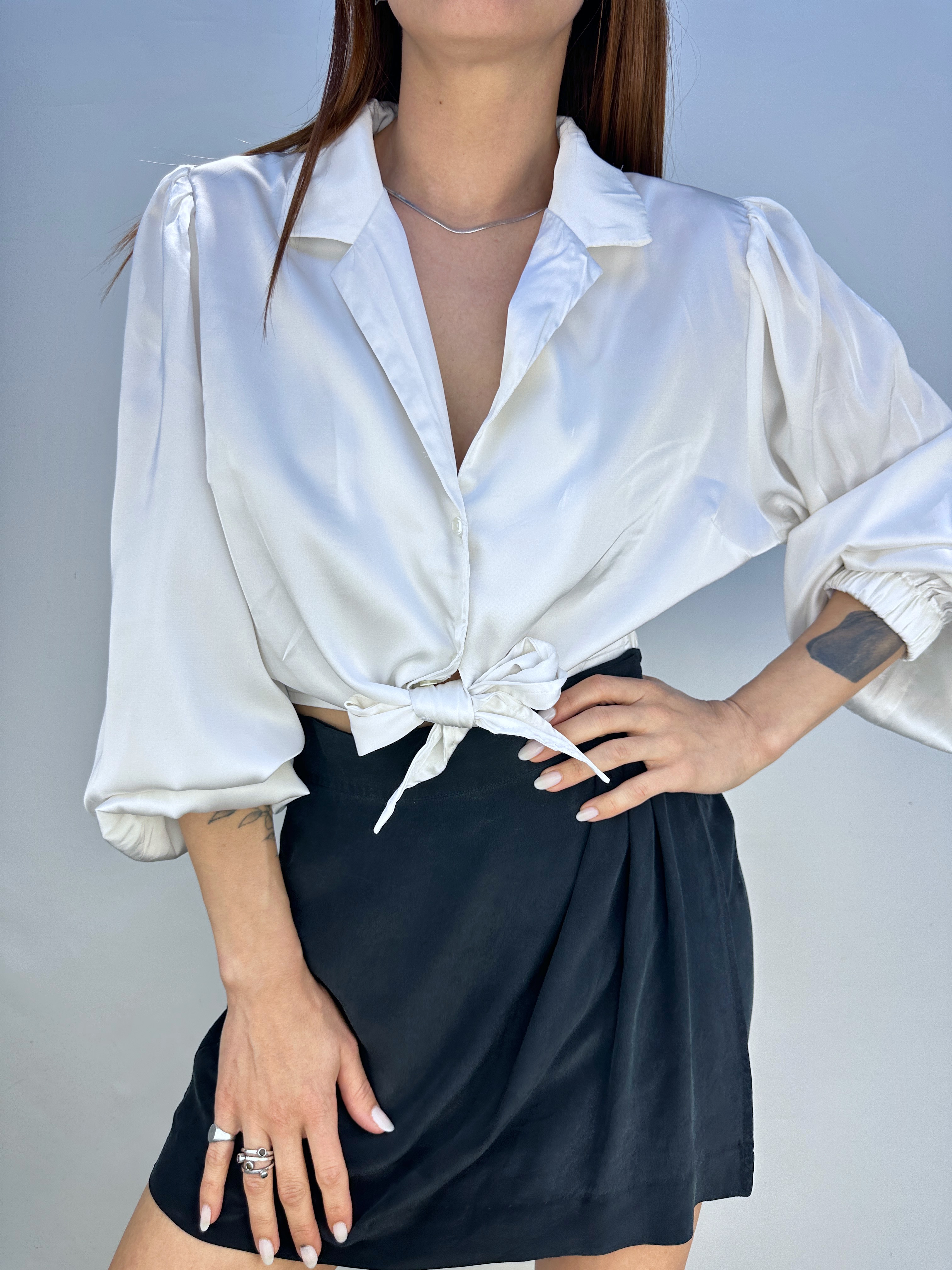 BLUSA BLANCA SATINADA I M 5