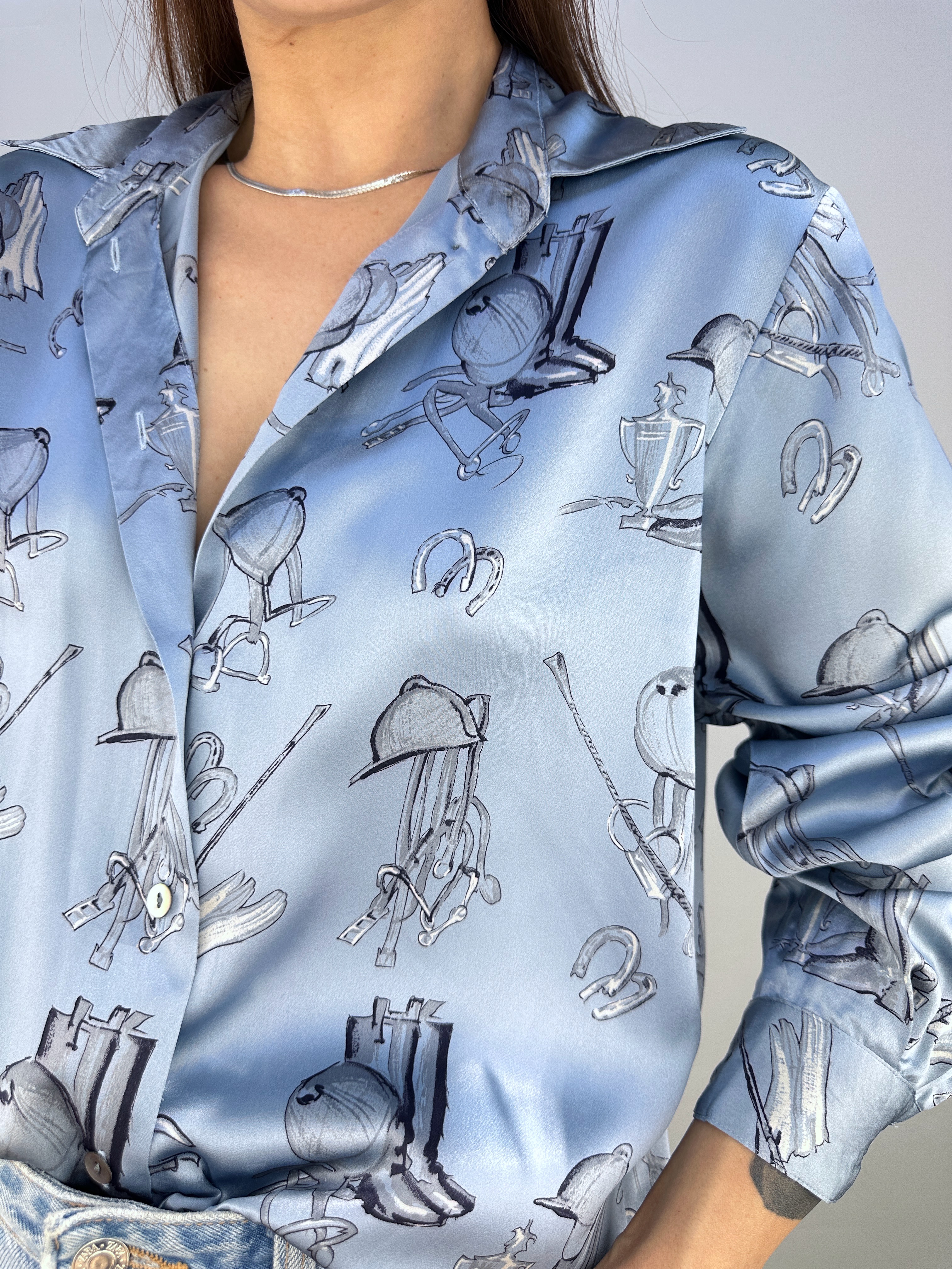 BLUSA SEDA CELESTE I S-M 6