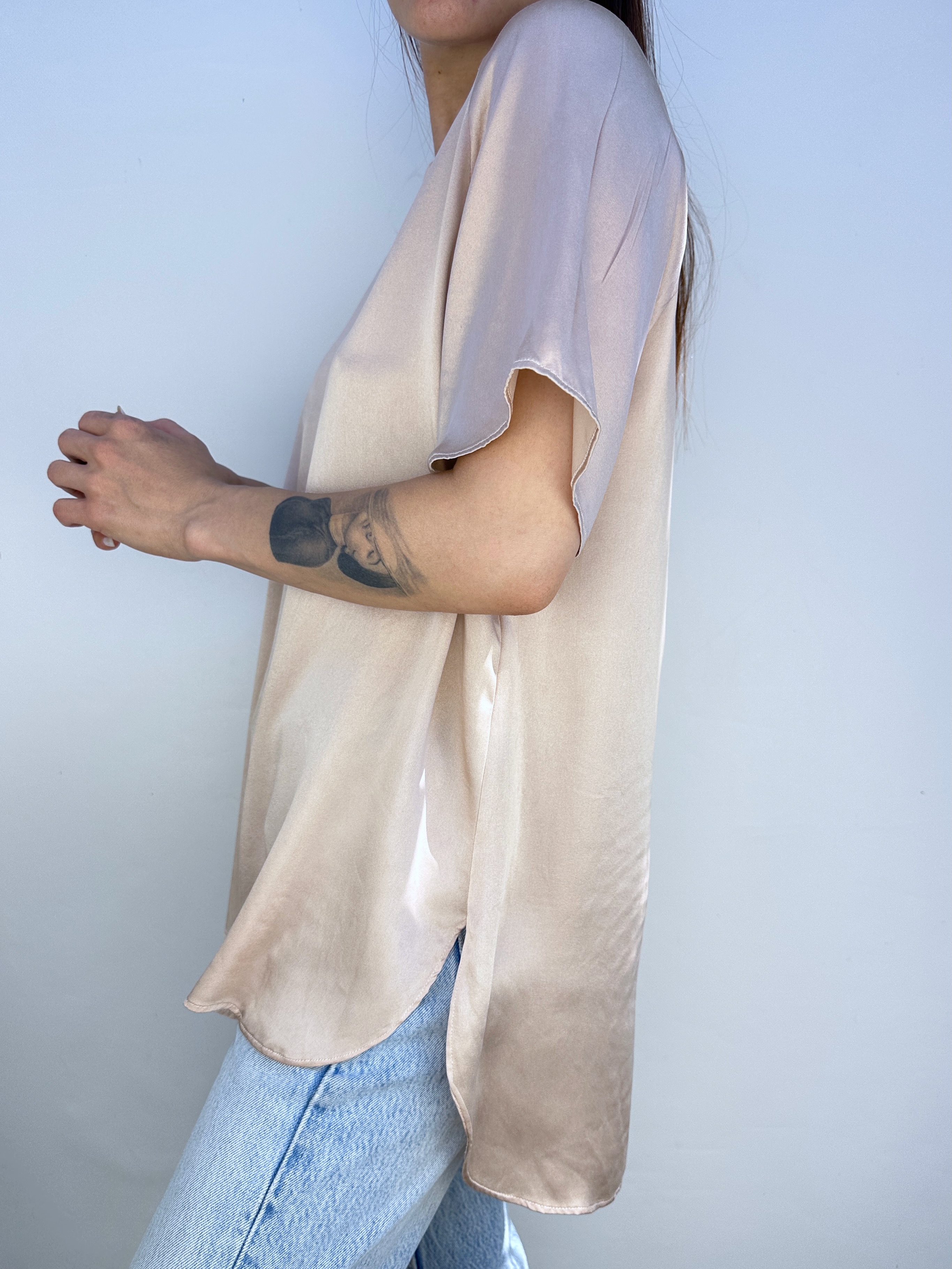 POLERA SEDA ROSA PALO I S-M 5