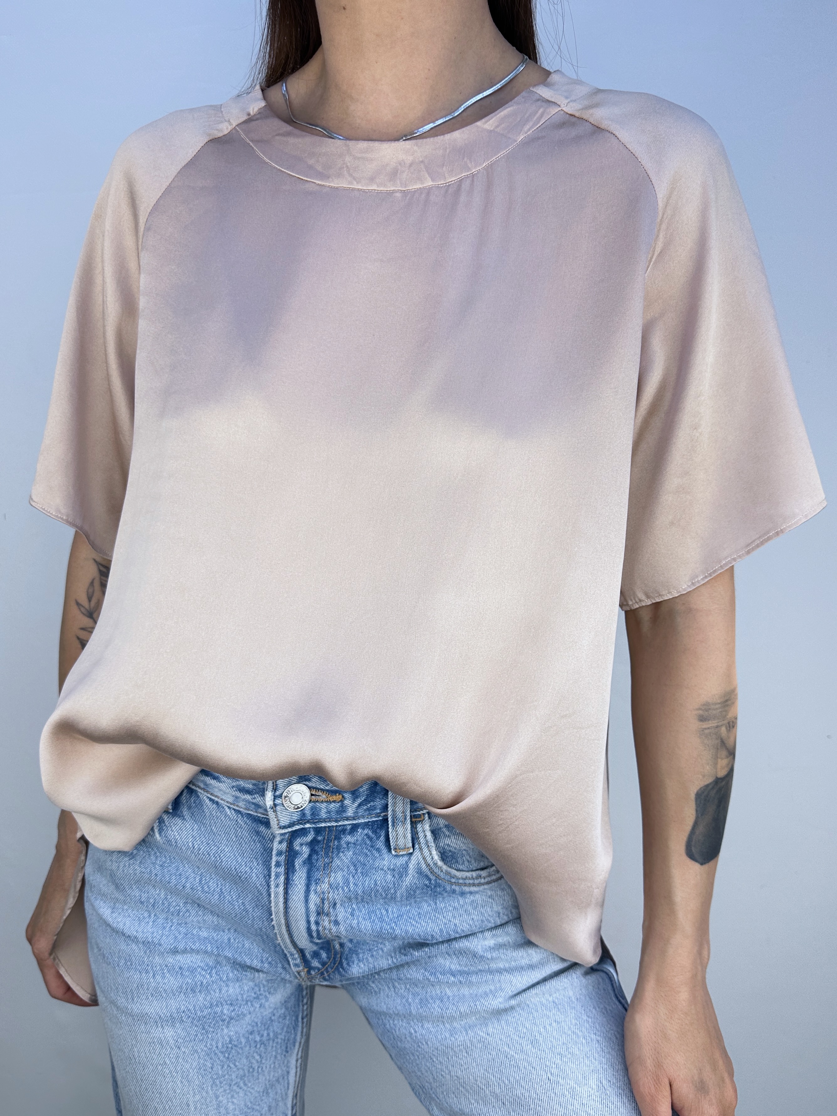 POLERA SEDA ROSA PALO I S-M 1